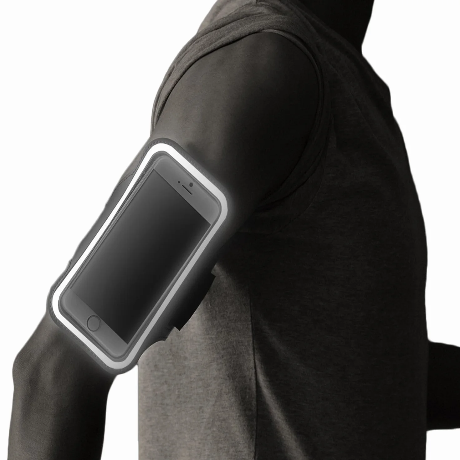 RevereSport iPhone 12 opaska do biegania, wysokiej jakości sportowe etui na telefon dla biegaczy, ćwiczeń i ćwiczeń na siłowni
