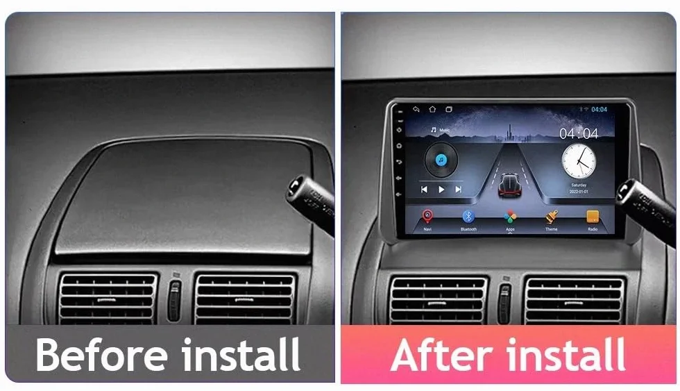 Radio Samochodowe Z Ekranem Dotykowym dla Toyota Ipsum 1 SXM10 1996-2001 Android 15 9 Inches Radio Samochodowe Z Ekranem Steering Wheel Controls Dla, 8 Core 8G+128G
