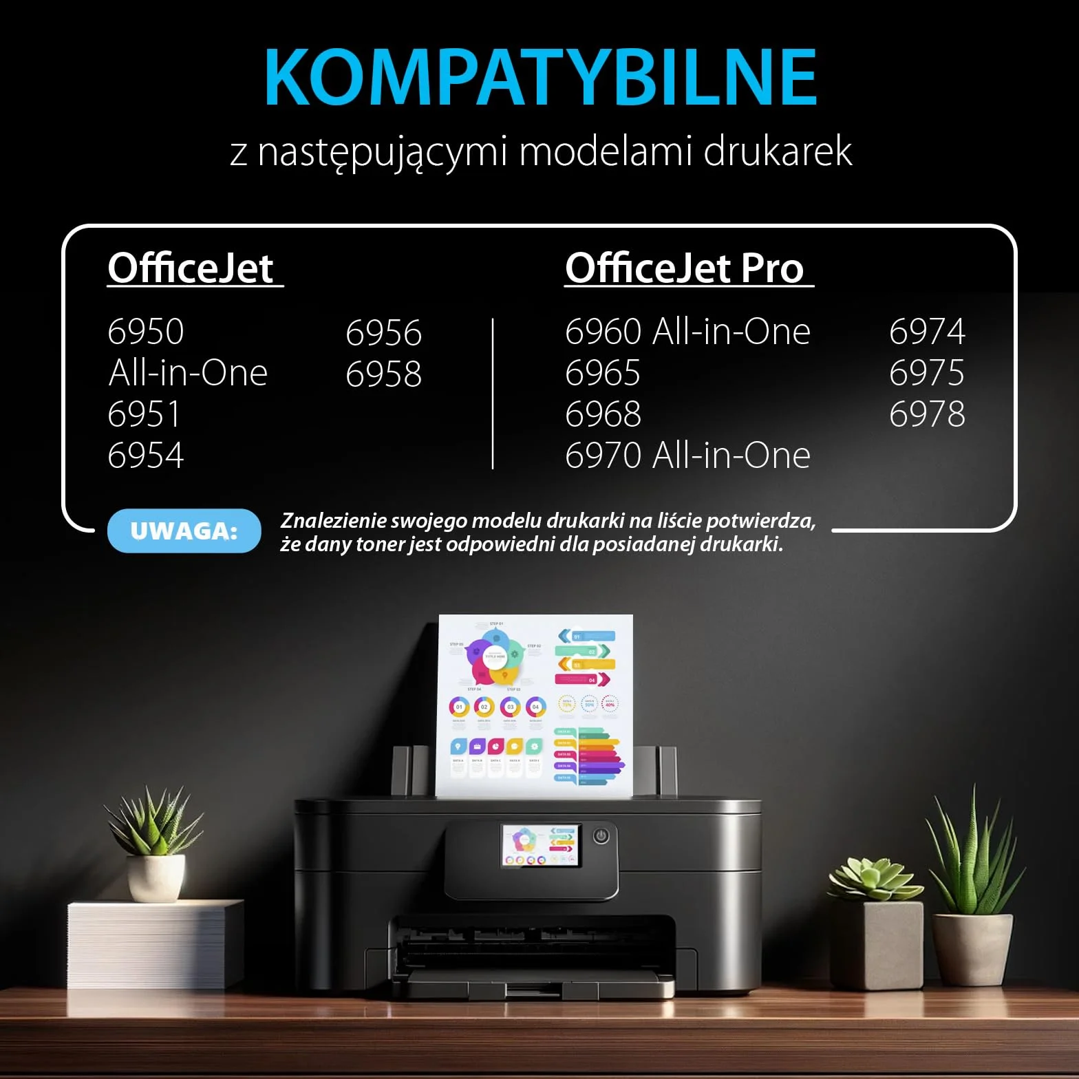 Smart Ink Kompatybilne Tusz Zamiennik HP 903XL 903 XL trójpak z Technologią Chipu do Officejet 6950 Pro 6960 6970