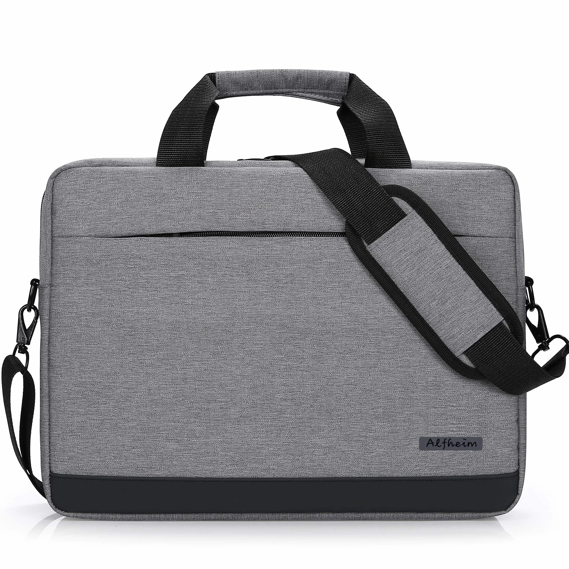 Alfheim torba na laptopa 15,6-16 cali torba na dokumenty z paskiem na ramię kompatybilna z Macbookiem Air Pro 14-calowy