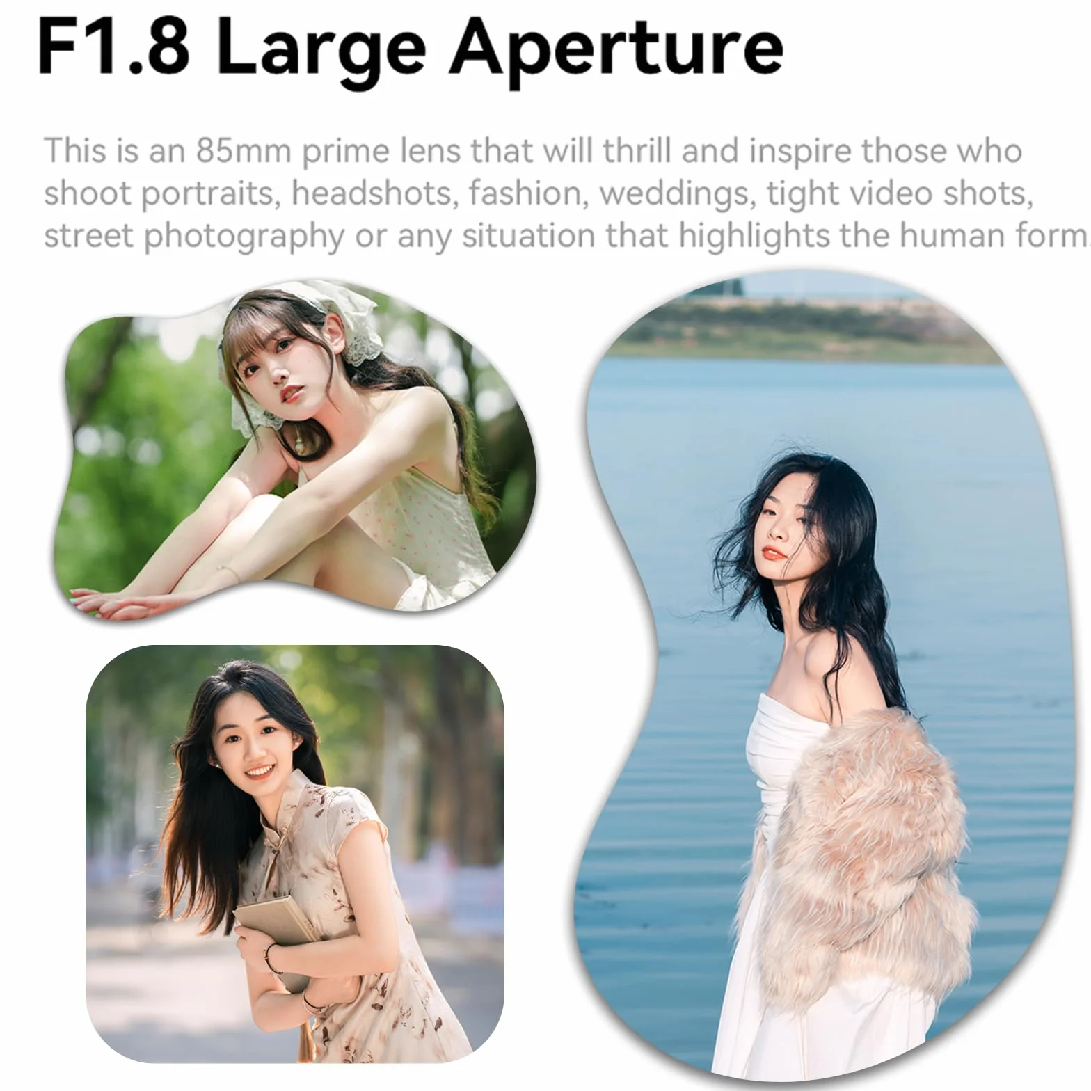 7artisans AF 85 mm F1.8 pełnoklatkowy obiektyw aparatu kompatybilny z Nikon Z Mount, duża przysłona, Prime, STM autofokus, do aparatów Nikon DSLR (czarny)