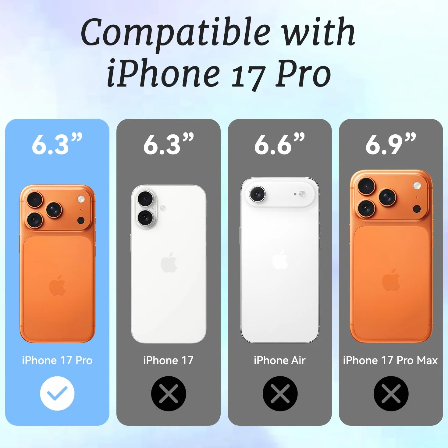 Etui na iPhone'a 17 Pro, wzór w panterkę, z białą kokardką, ochrona przed upadkiem klasy wojskowej, modne, miękkie, cienkie, z tworzywa TPU, ze sterowaniem kamerą, dla kobiet, dziewcząt, na