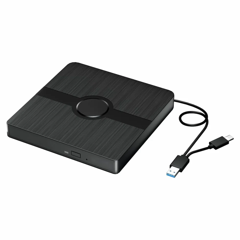 Zewnętrzny napęd Blu-Ray, odtwarzacz CD/DVD z funkcją odczytu/zapisu przenośny odtwarzacz Blu-Ray do laptopa PC Win10