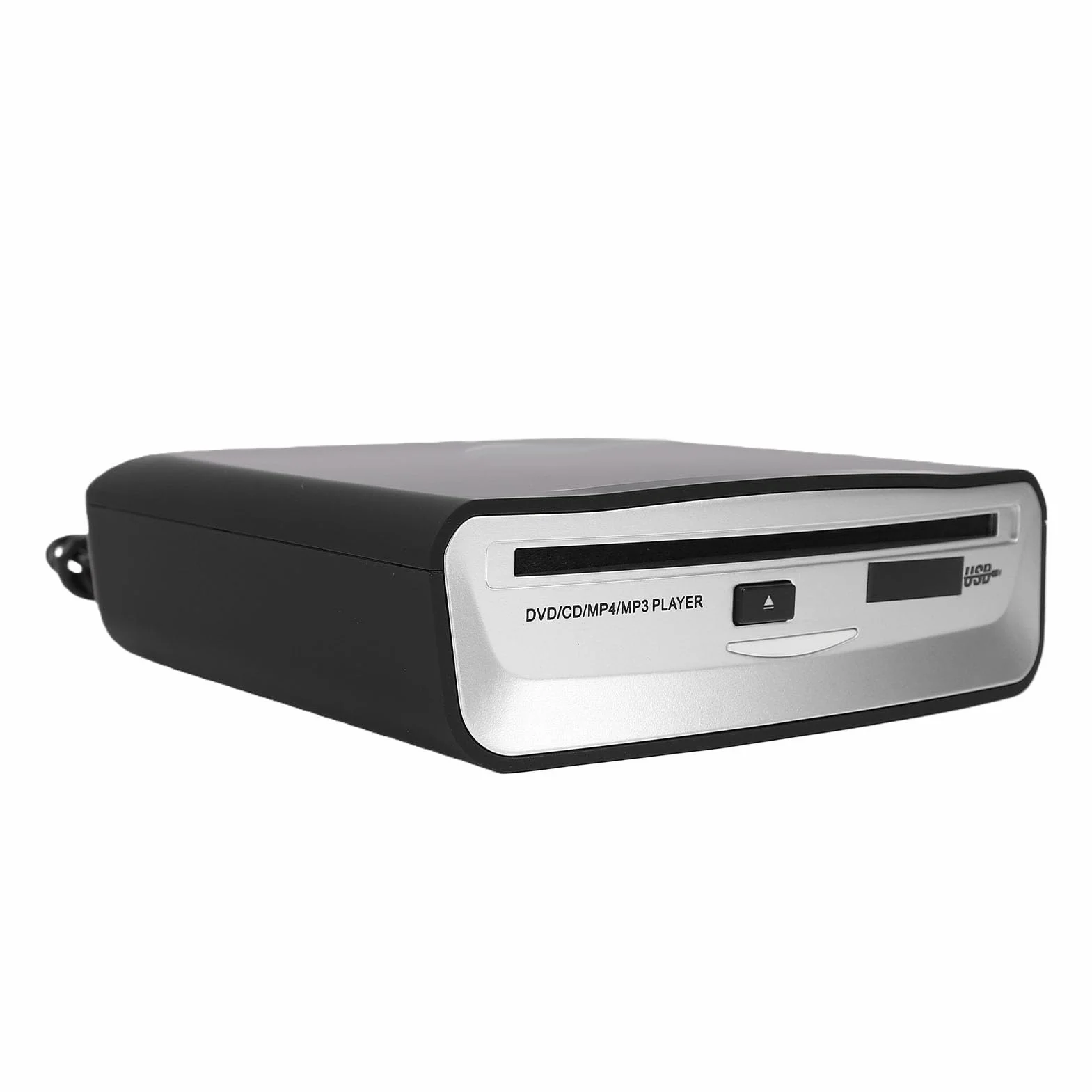 Focket Odtwarzacz CD USB do Samochodu, Funkcja Plug Play, Funkcja Anti-Skip Resume Playback Zewnętrzny Odtwarzacz CD do Samochodu, Przenośny Samochodowy o Kompaktowej Konstrukcji dla Systemu