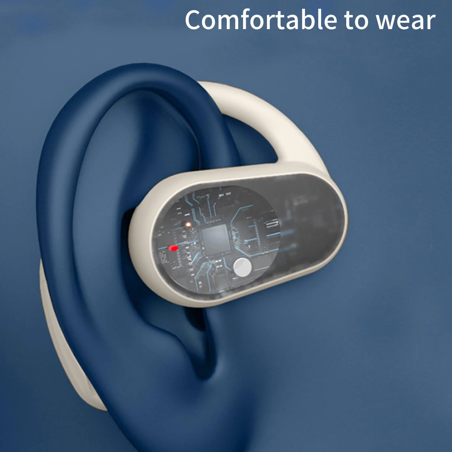 Słuchawki Bluetooth Bezprzewodowe słuchawki douszne, słuchawki wodoodporne sportowe, Bluetooth 5.3, z etui ładującym, z wyświetlaczem LED baterii do uprawiania sportu/treningu/siłowni/biegania/1475