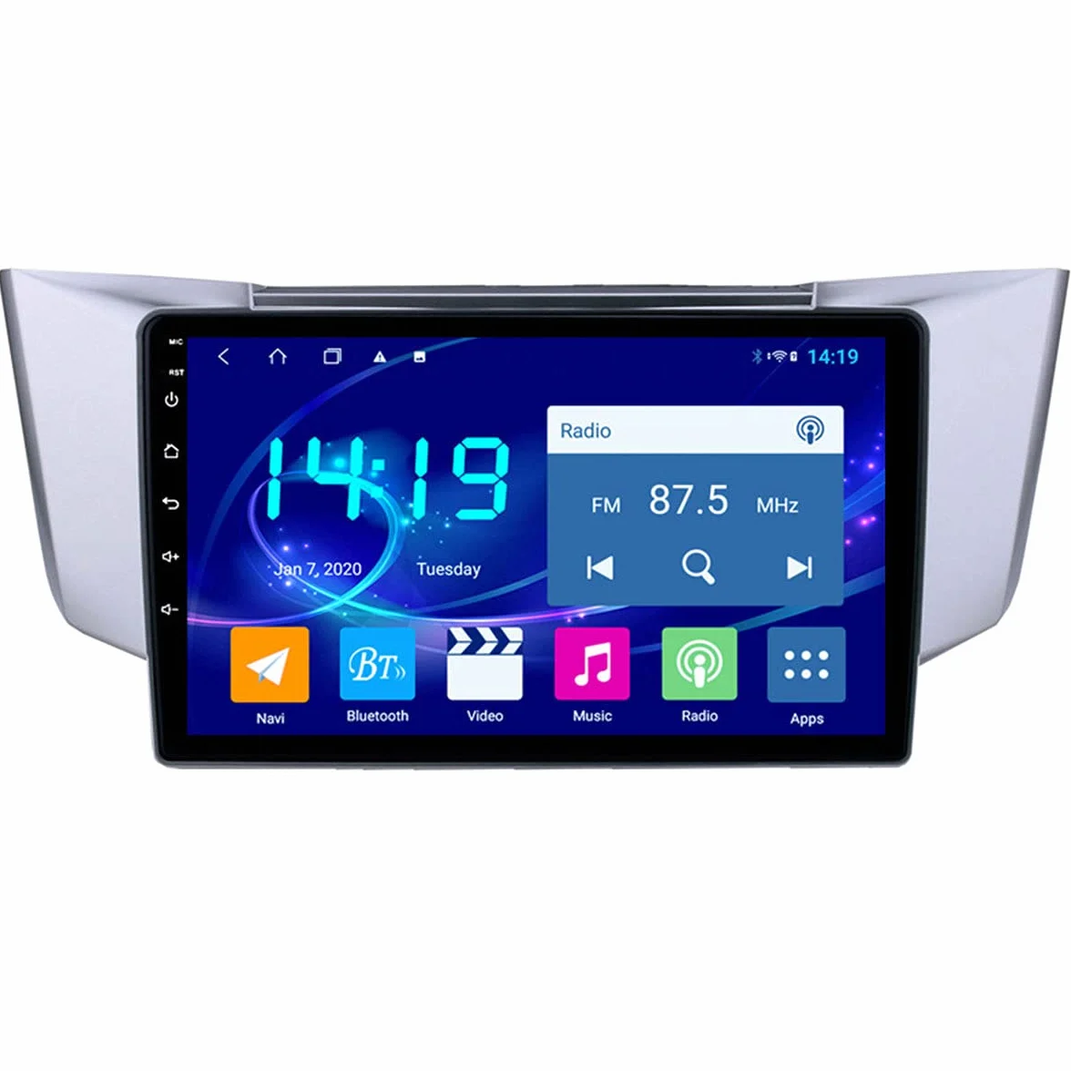 System nawigacji GPS z aktualizacją mapy samochodowej GPS Navigator 4G RAM + 64G ROM ROM Sprzęt GPS, dla Lexus RX300 RX330 RX350, obsługa 3G / 4GWiFi