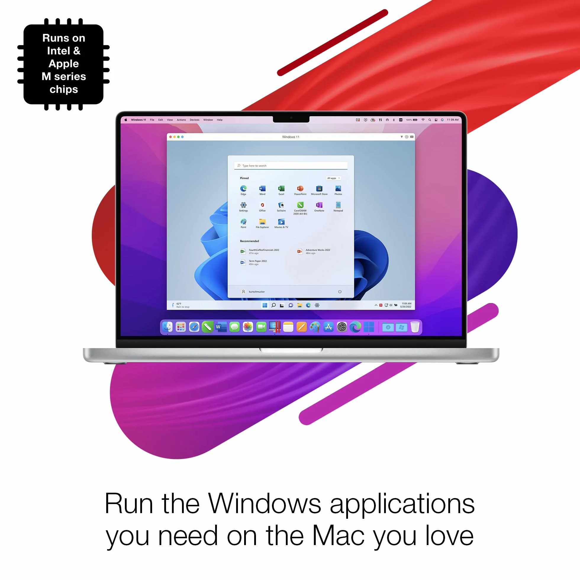 Parallels Desktop 18 | Run Windows on your Mac | 1 Device | 1 User | 1 Year | Mac | Code [Delivery]