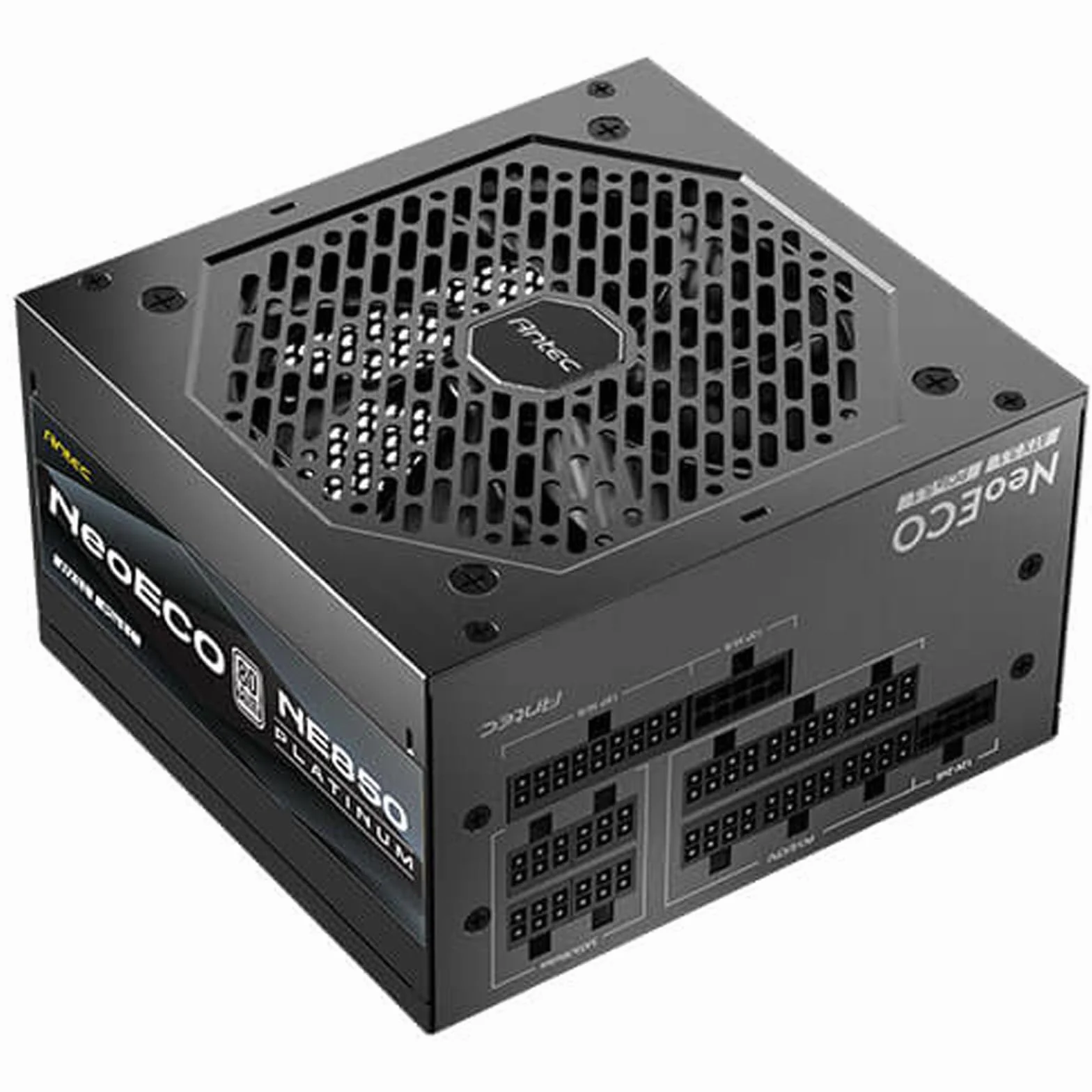 ANTEC NE850P EC PC-zasilacz 850 W, czarny | Obsługa ATX 3.1 i PCIe-5.1 z natywnym złączem 12 V-2x6