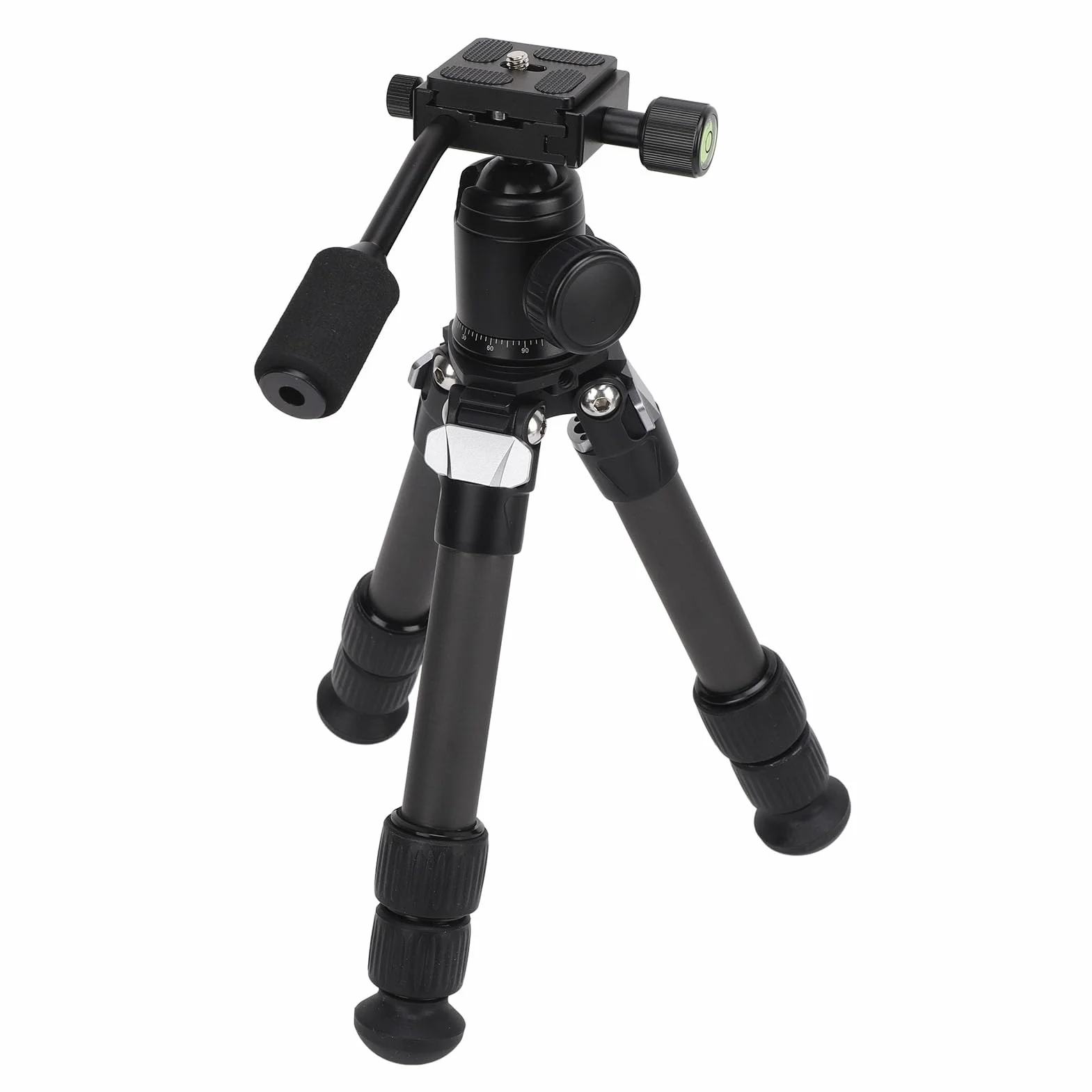 Statyw Stołowy z głowicą kulową 360° Arca, Mini Statyw Stacjonarny ze śrubą 1/4 Cala, 3 Regulacja Wysokości, łożysko o Udźwigu 13,2 Funta, do Telefonu Komórkowego, Aparatu DSLR