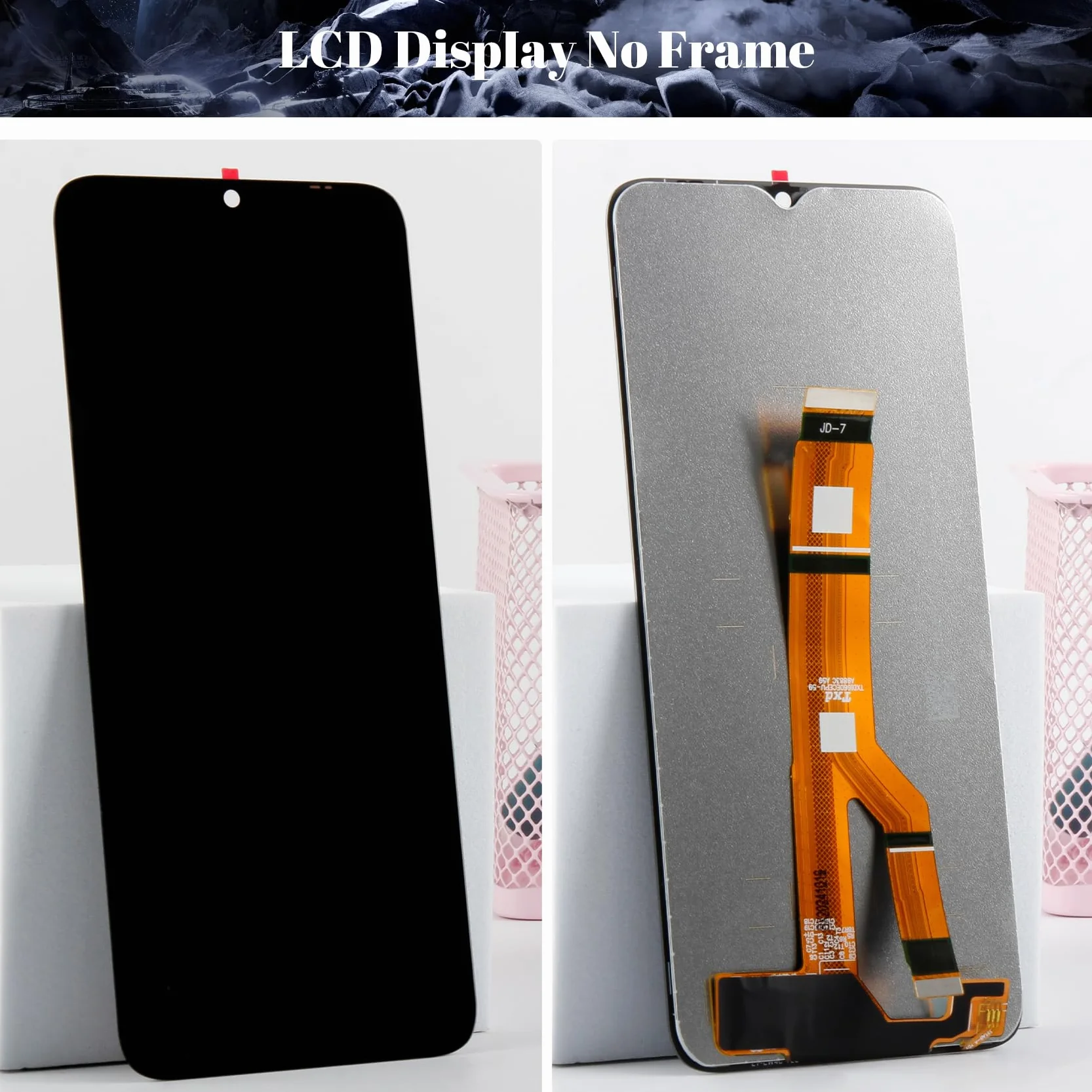 Dla Huawei Honor X6B ekran LCD zamiennik dla Huawei Honor X6B JDY-LX1 JDY-LX2 ekran dotykowy digitizer zestaw naprawczy bez ramki (czarny)