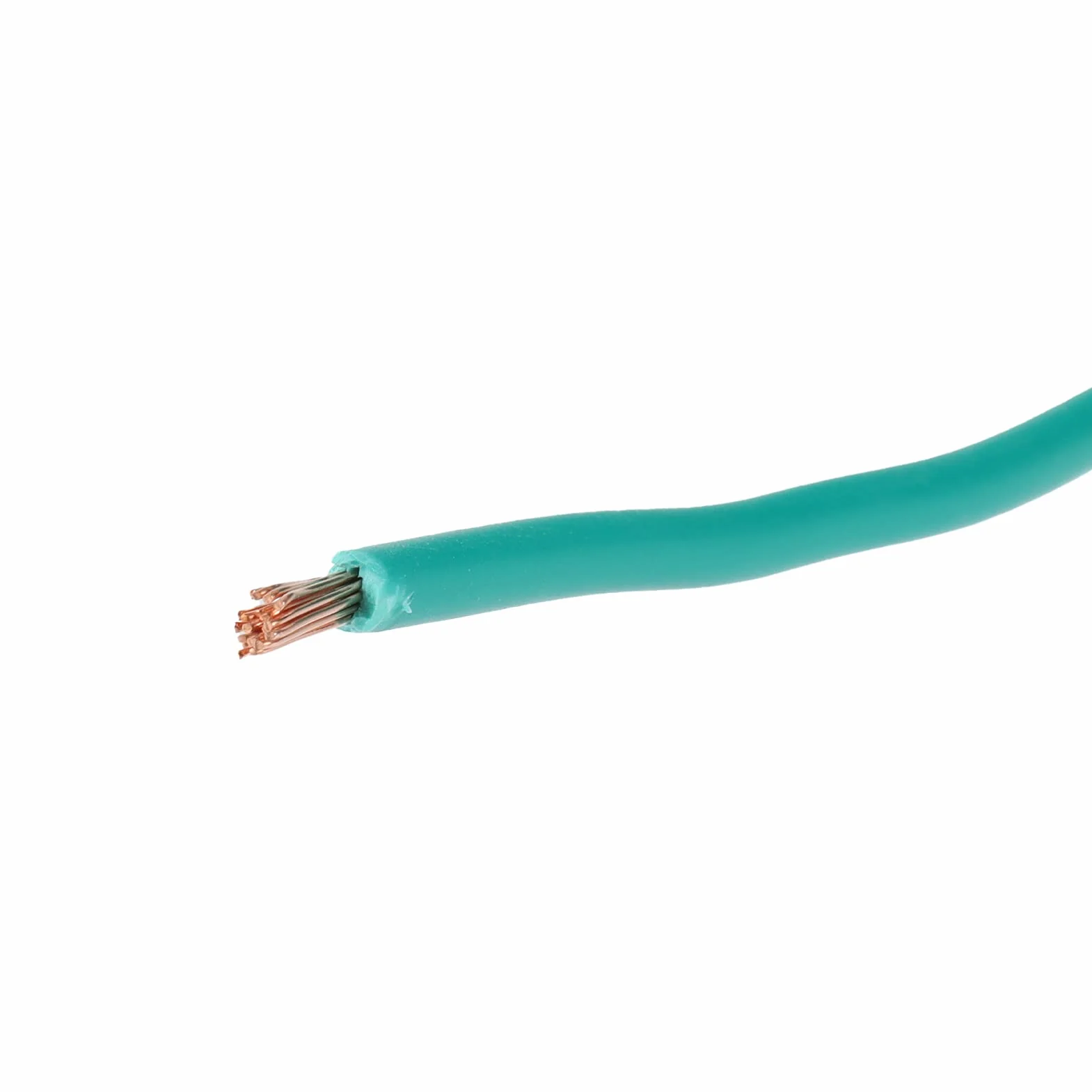 Jeanoko 7-żyłowy Przewód w Izolacji Elastyczny Przewód Pokryty PVC Zielony Elektryczny do urządzeń Domowych 100 M AC300V