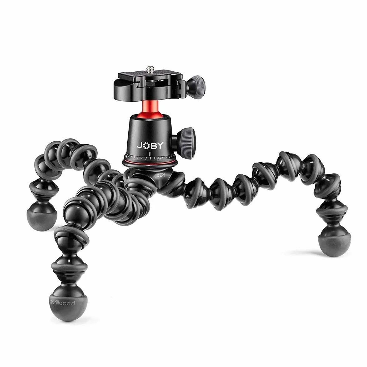 Joby GorillaPod 3K PRO Stojak - Elastyczny statyw do aparatów bezlusterkowych Premium CSC - lekka obsługa zdjęć, wideo, vlogowania - do Canon, Nikon, Panasonic, Fuji, Sony - aluminium JB01569-BWW