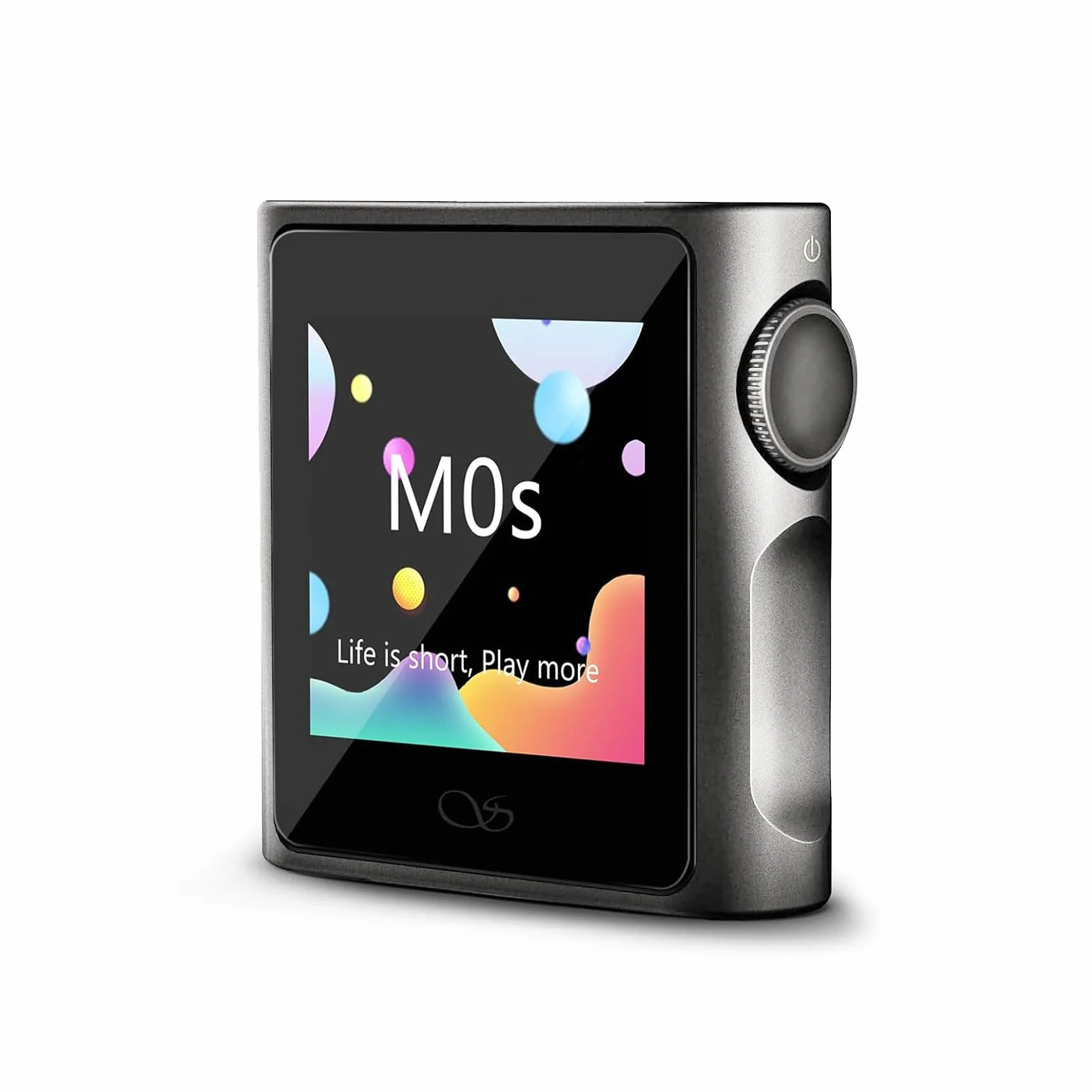 SHANLING M0s Hi-Fi odtwarzacz MP3, mini DAC, ekran dotykowy AMP HD, Bluetooth 5.0, obsługuje bezstratny dźwięk stereo z kartą SD 2 TB do uprawiania sportu, joggingu i treningu (tytan, bez karty SD)