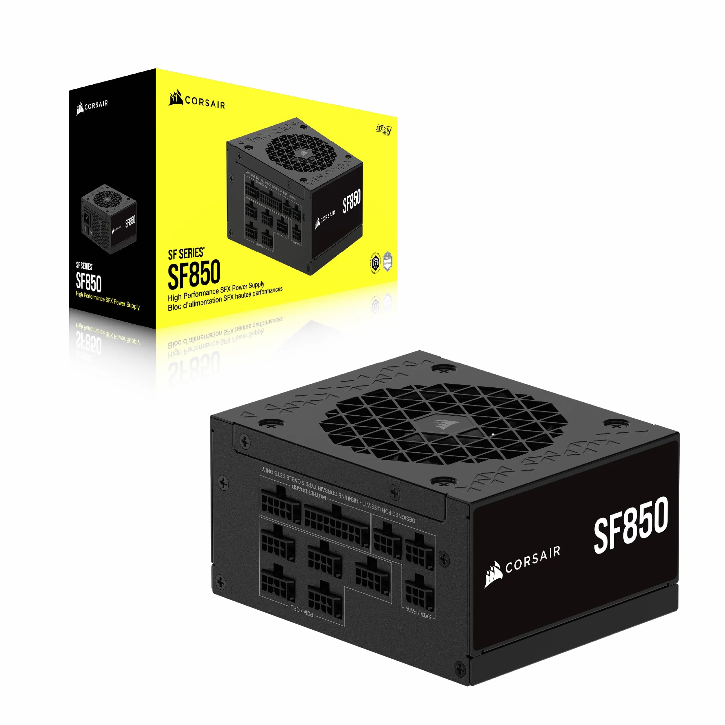 Zasilacz Corsair SF850 850W 80Plus Platinum SFX Modularny ATX 3.1 PCIe 5.1