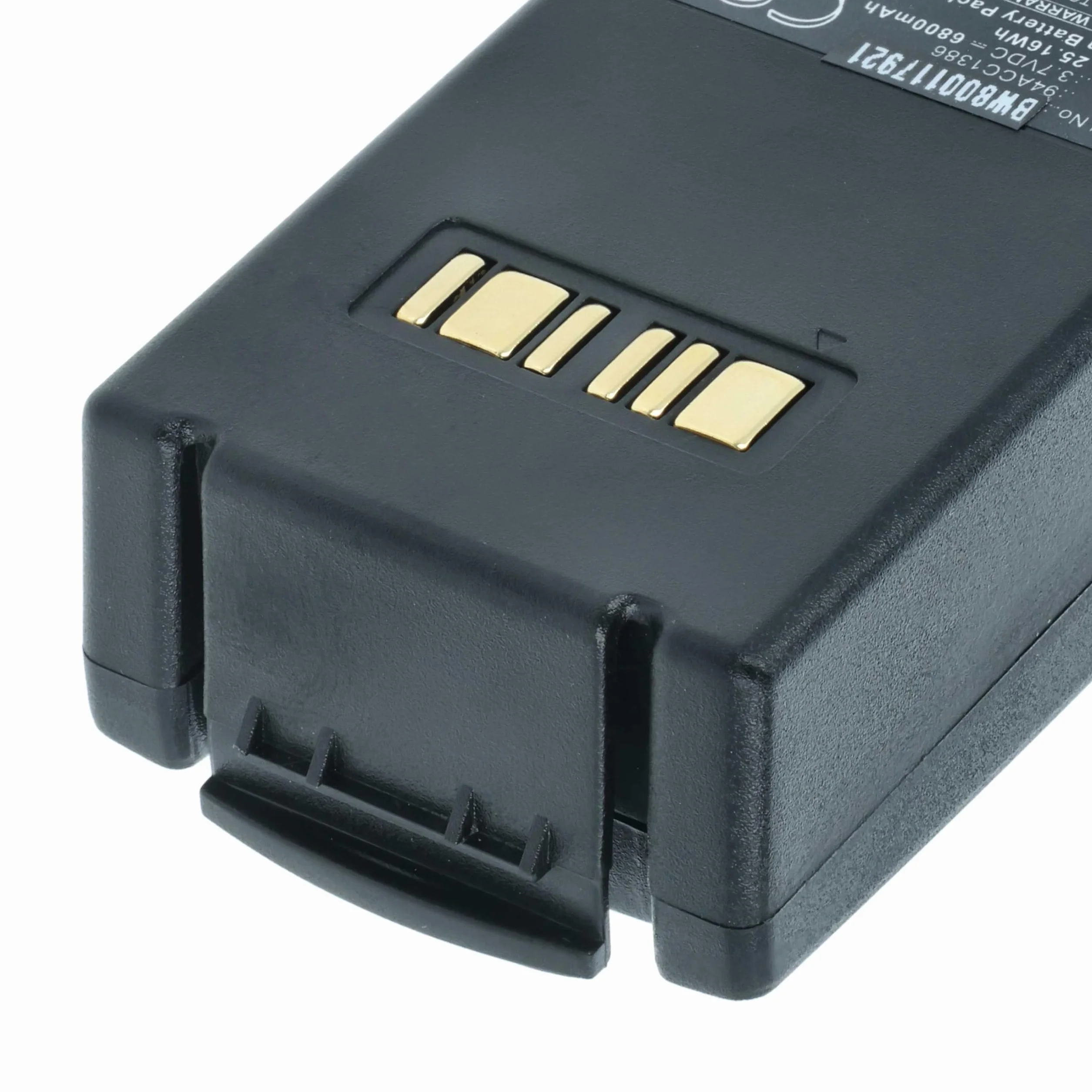 vhbw 5 x akumulator kompatybilny z Datalogic Falcon X3, Falcon X4, Falcon X3 Plus skaner kodów kreskowych POS (6800 mAh, 3,7 V, litowo-jonowy)