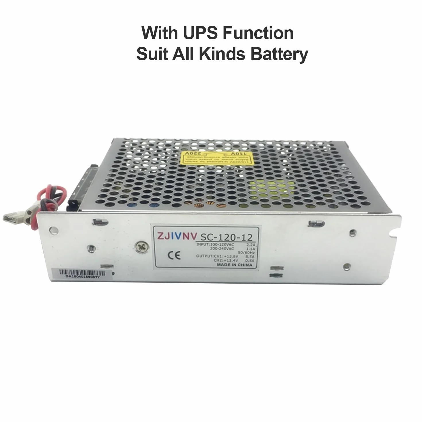 SC-120W-12 120W 12V Uniwersalny AC UPS/funkcja ładowania Monitor przełączanie zasilania 110/220v 13,8 v 12 v ładowarka akumulatora