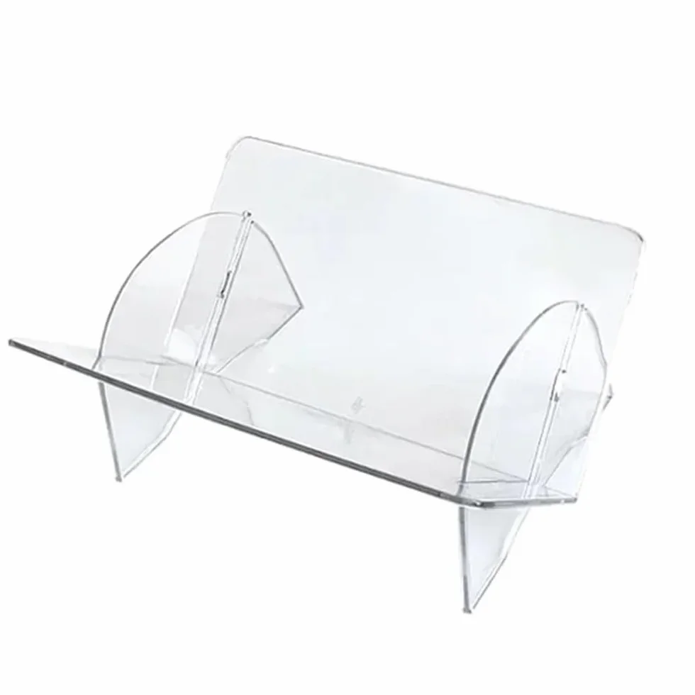 Stojak do przechowywania płyt CD Disc Storage Rack CD Album Record Display Stand Transparent Bookshelf Stojak na płyty(Transparent)