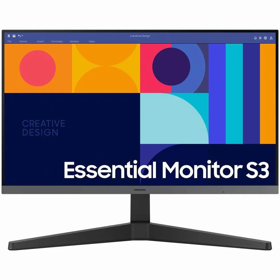 Samsung Ekran do gier S33GC 24", 100Hz, 4ms, panel IPS, Full HD 1920 x 1080, 1000: 1,250 cd/m², FreeSync, Flicker-Free, tryb oszczędzania oczu, HDMI, DisplayPort
