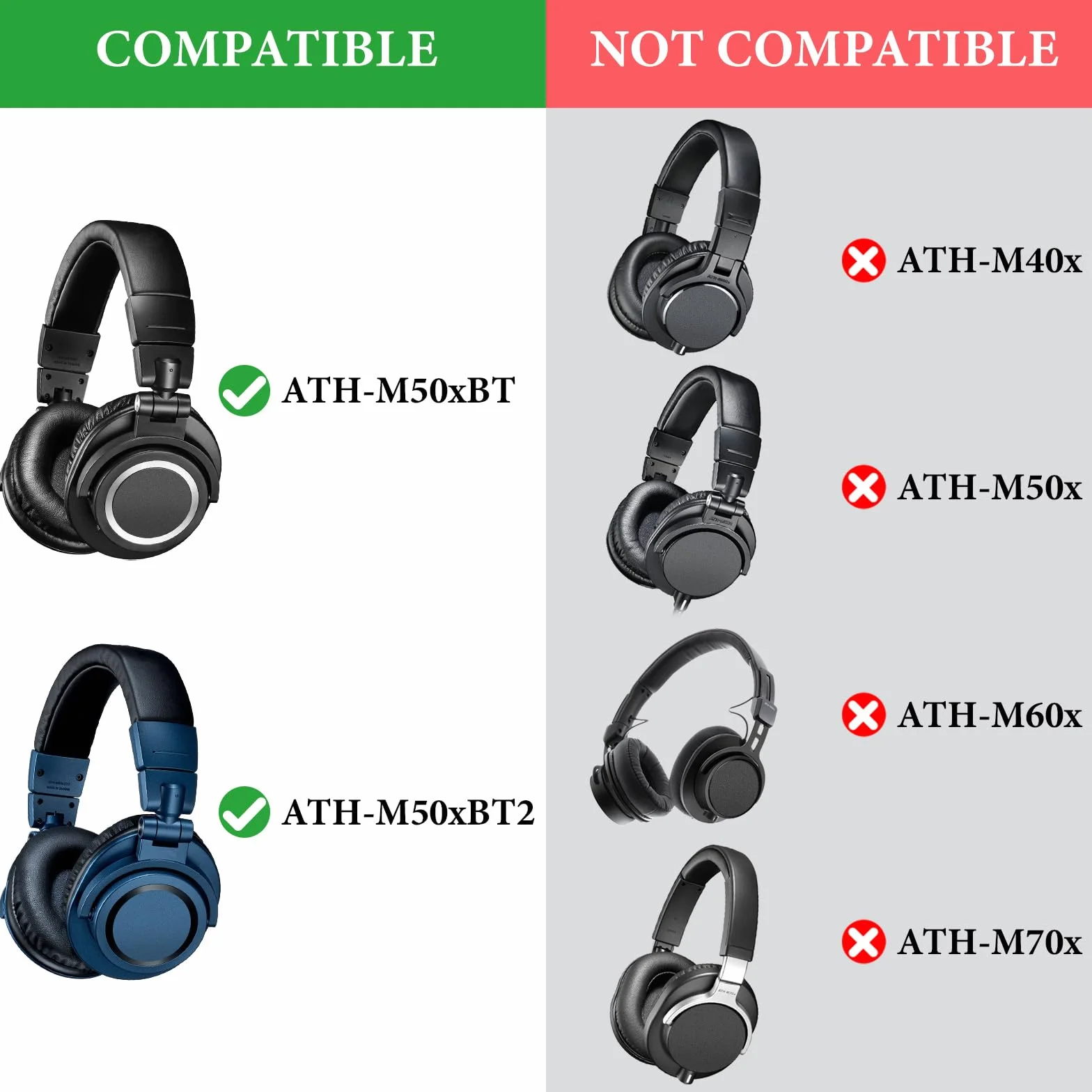 Geekria QuickFit Kabel audio z mikrofonem kompatybilny z ATH-M50xBT2, ATH-M20xBT, ATH-SR5, słuchawki Pioneer HDJ-CX, zamienny kabel stereo 3,5 mm z wbudowanym mikrofonem i regulacją głośności (1,2 m)