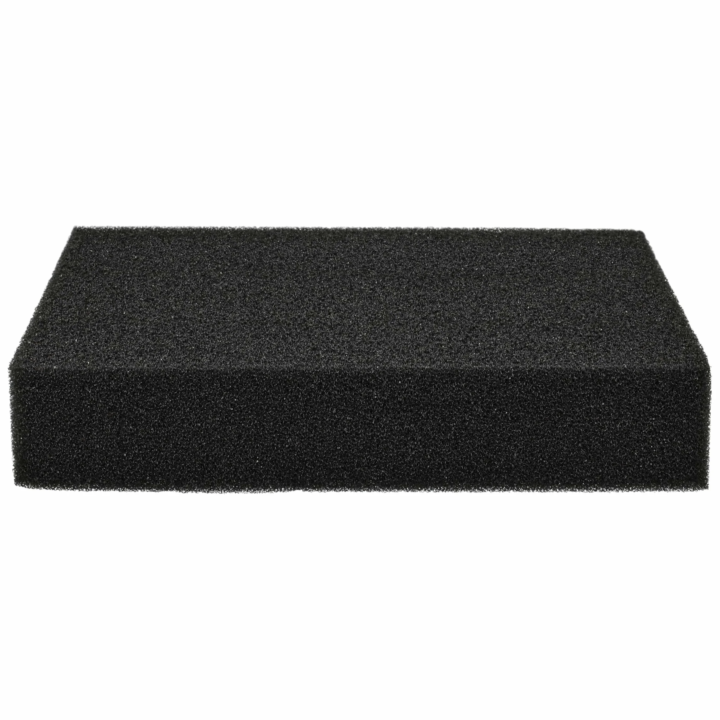 vhbw Piankowy filtr powietrza do kosiarki 13,0x10,8x2,5 cm czarny