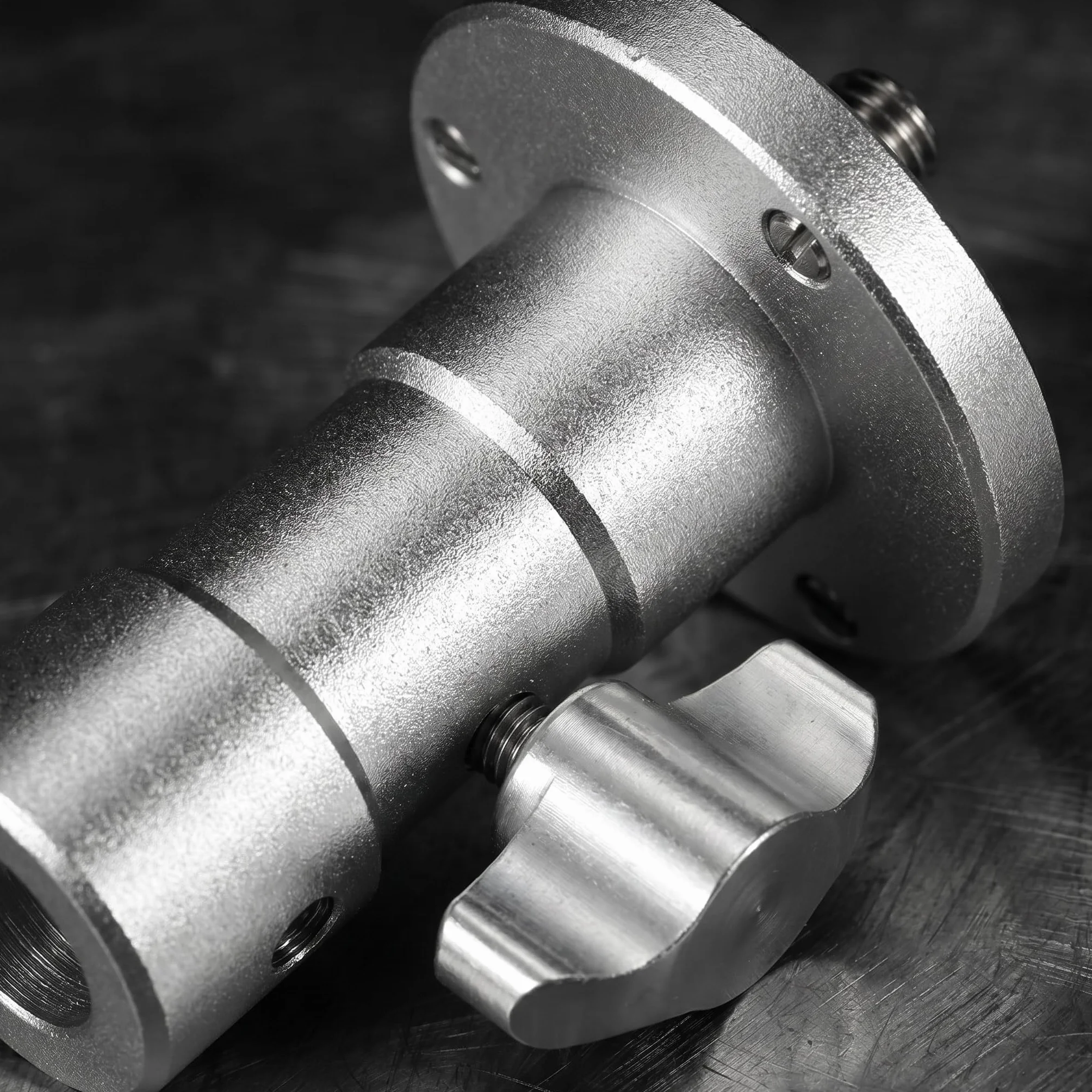 Adapter głowicy kulowej dla niemowląt 5/20.3 cm na 3/20.3 cm - aluminiowy konwerter do montażu aparatu do stojaków C, stojaków fotograficznych, głowic statywu, szpilka dla niemowląt, odbiór