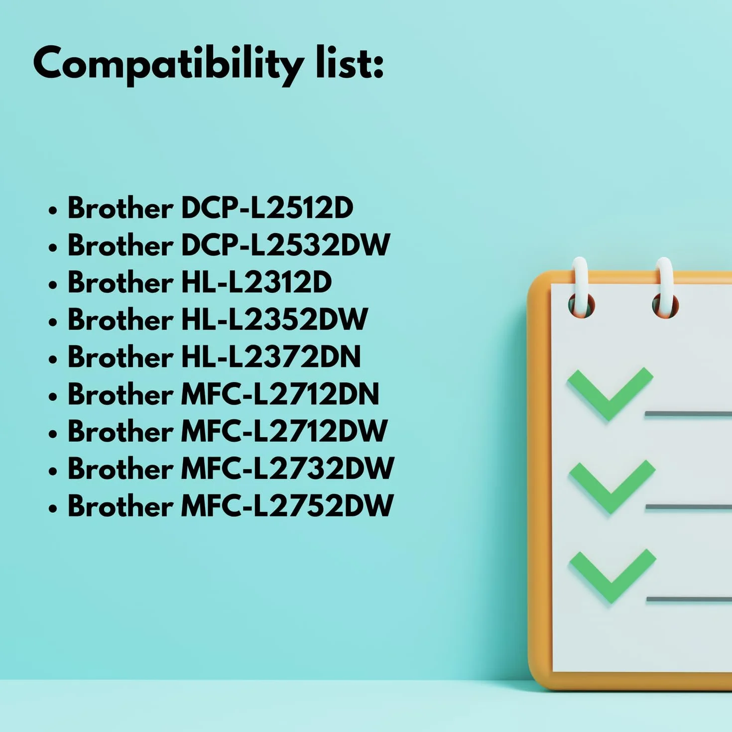 EVOKE TN2421 TN-2421 Toner Kompatybilny z Brother MFC-L2712DW HL-l2312D L2752DW DCP-L2512D Czarny (Black) 3000 Stron