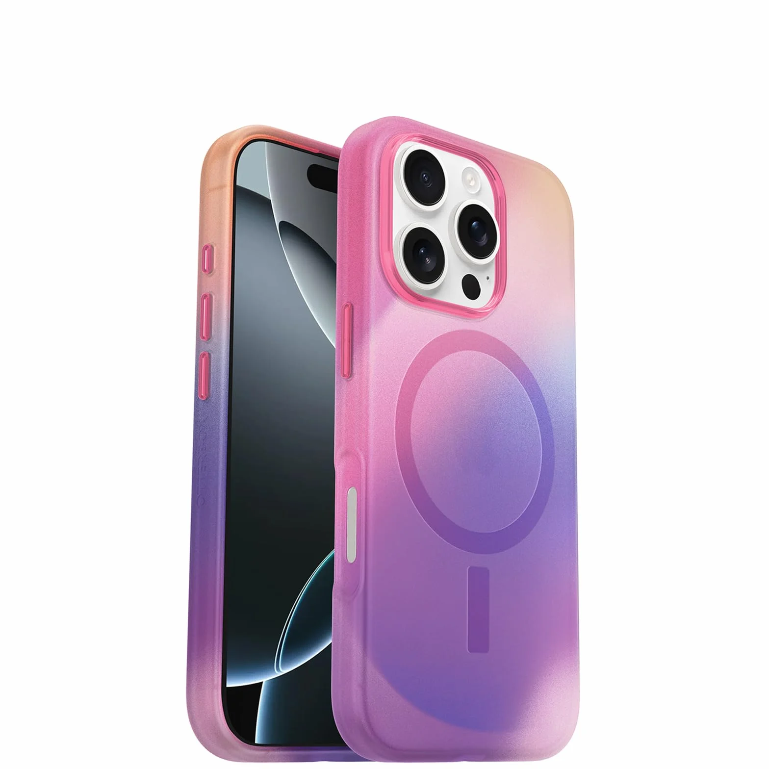 OtterBox Slim &Sturdy Etui do iPhone 16 Pro z MagSafe, Odporne na Wstrząsy i Upadki, Cienkie Etui Ochronne, Przetestowane Zgodnie ze Standardami Wojskowymi, Różowe