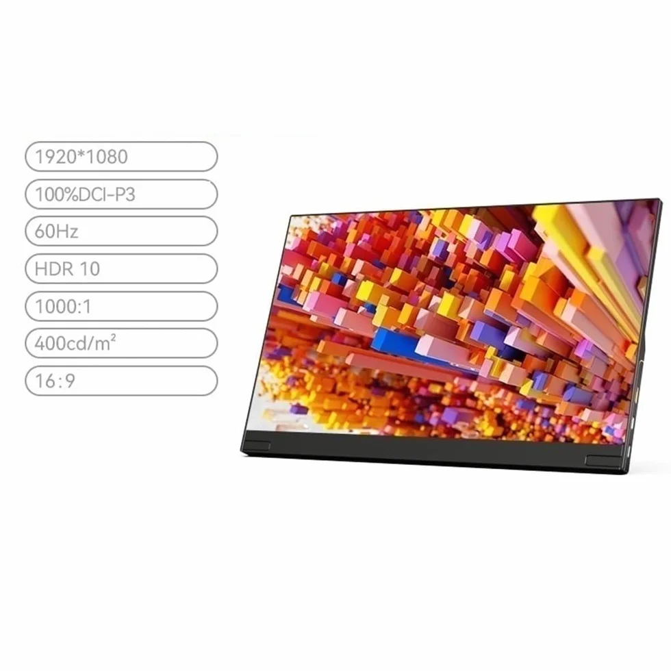 Telepraca przenośny ekran IPS 1080p 60 Hz z rozszerzonym ekranem i zewnętrznym wyświetlaczem wtórnym Szeroko stosowany