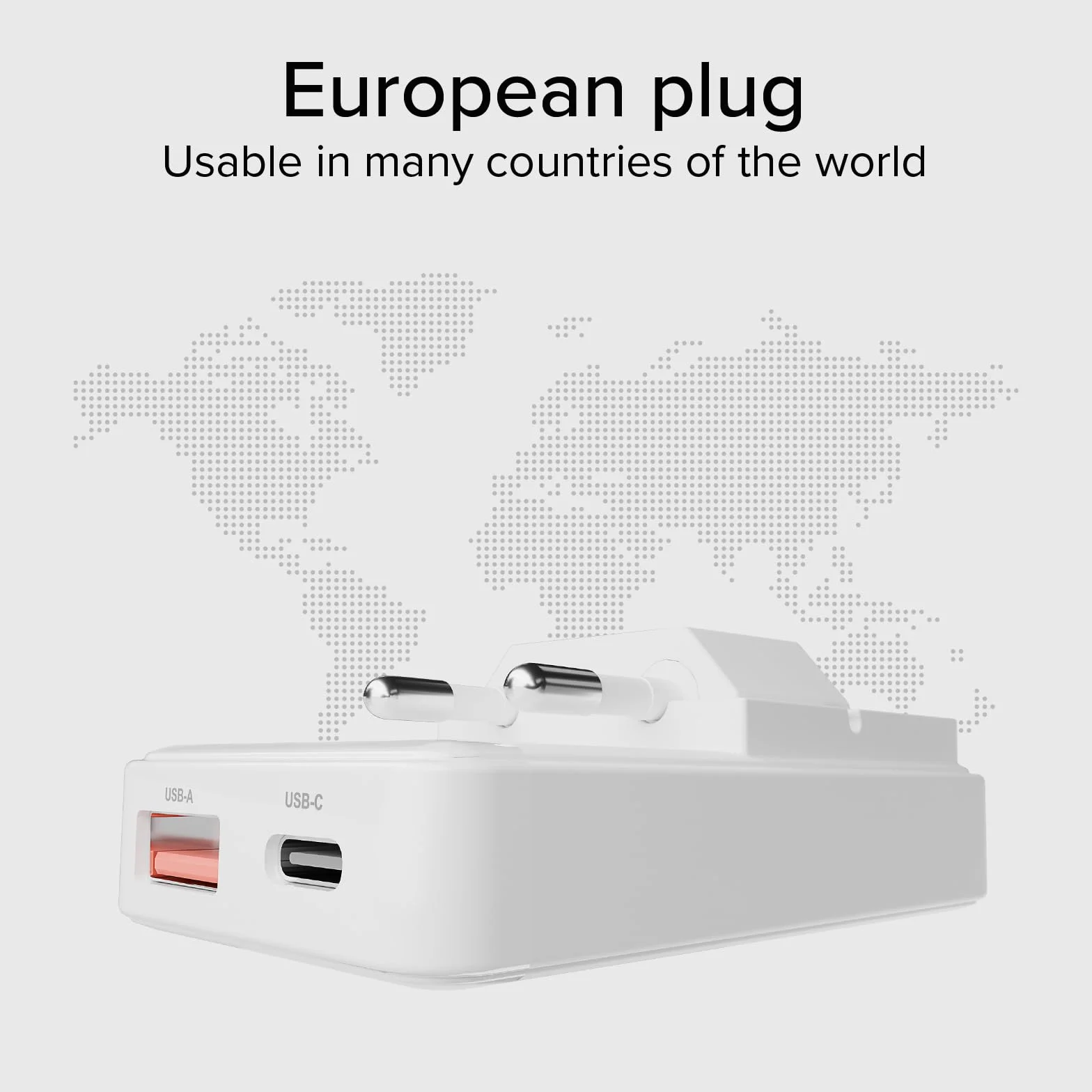 Zasilacz Flexi 20W USB-C GaN Power Delivery PD 3.0 PPS Szybkie ładowarka do iPhone Android Tablet MacBook Neo Szary
