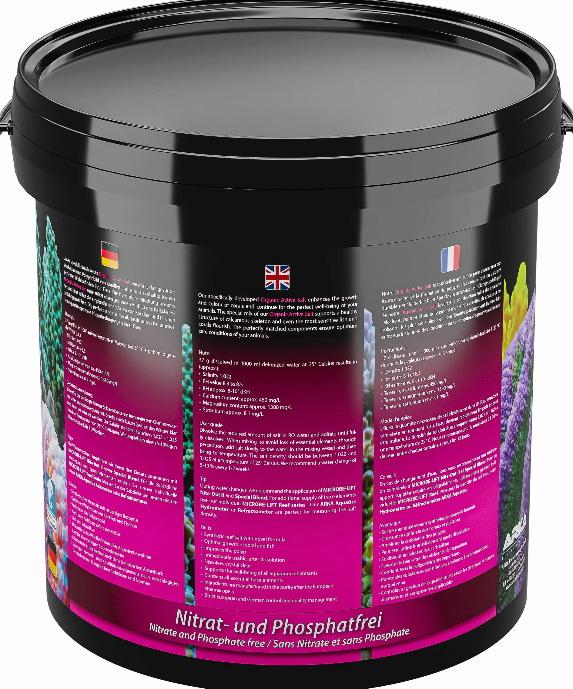 MICROBE-LIFT Organic Active Salt 10 kg porost koralowy