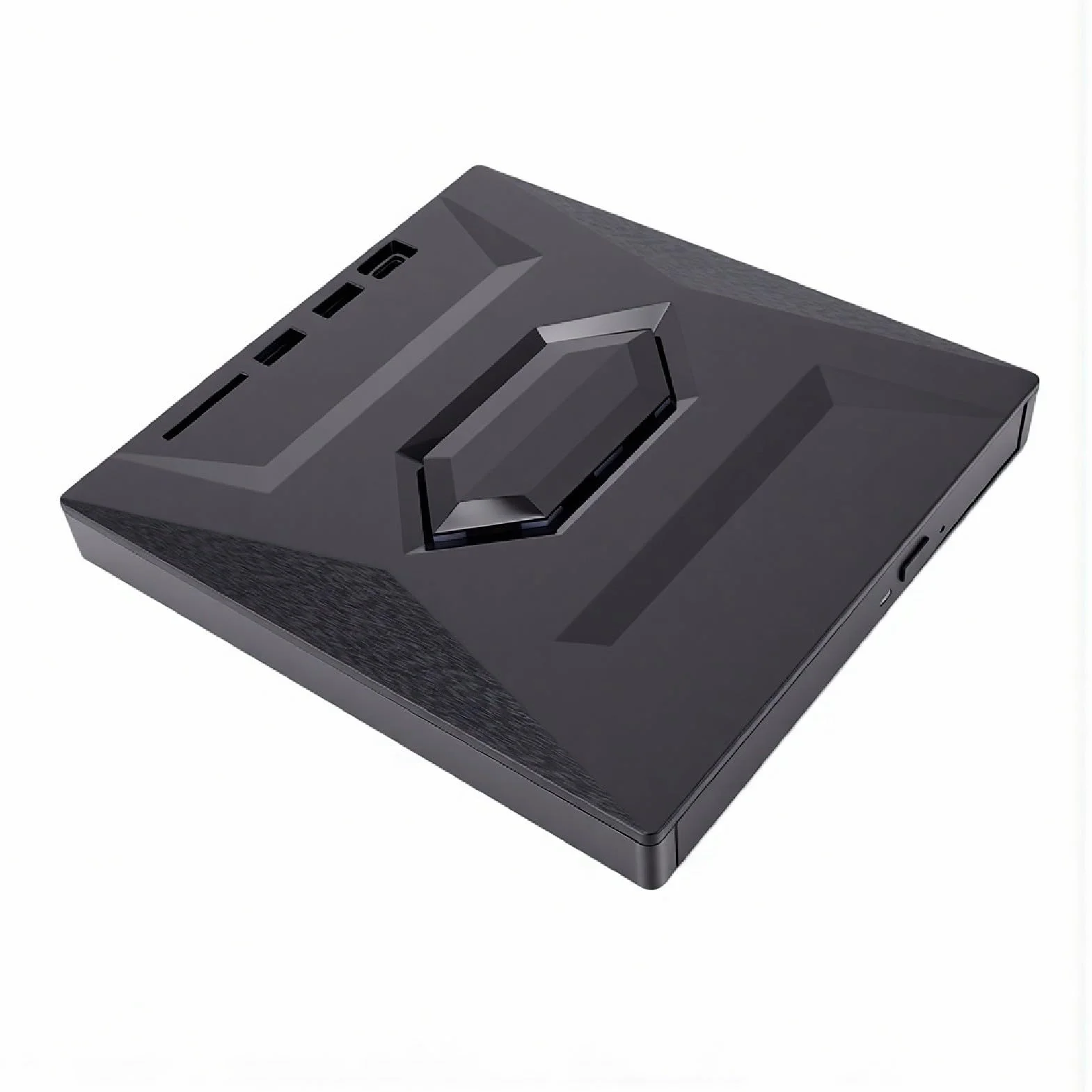 Zewnętrzny Napęd USB 3.0 Typ C BD DVD Nagrywarka CD Czytnik z Podwójnym Kablem USB i Koncentratorem do Komputera PC Laptop Mac