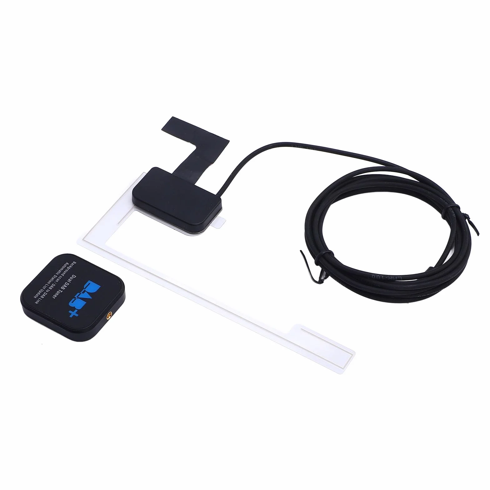 Fabater Tuner Radiowy DAB, łatwa Instalacja, Cyfrowa Skrzynka Transmisyjna z anteną, Adapter USB Typu Plug and Play dla Posiadaczy Radia Samochodowego