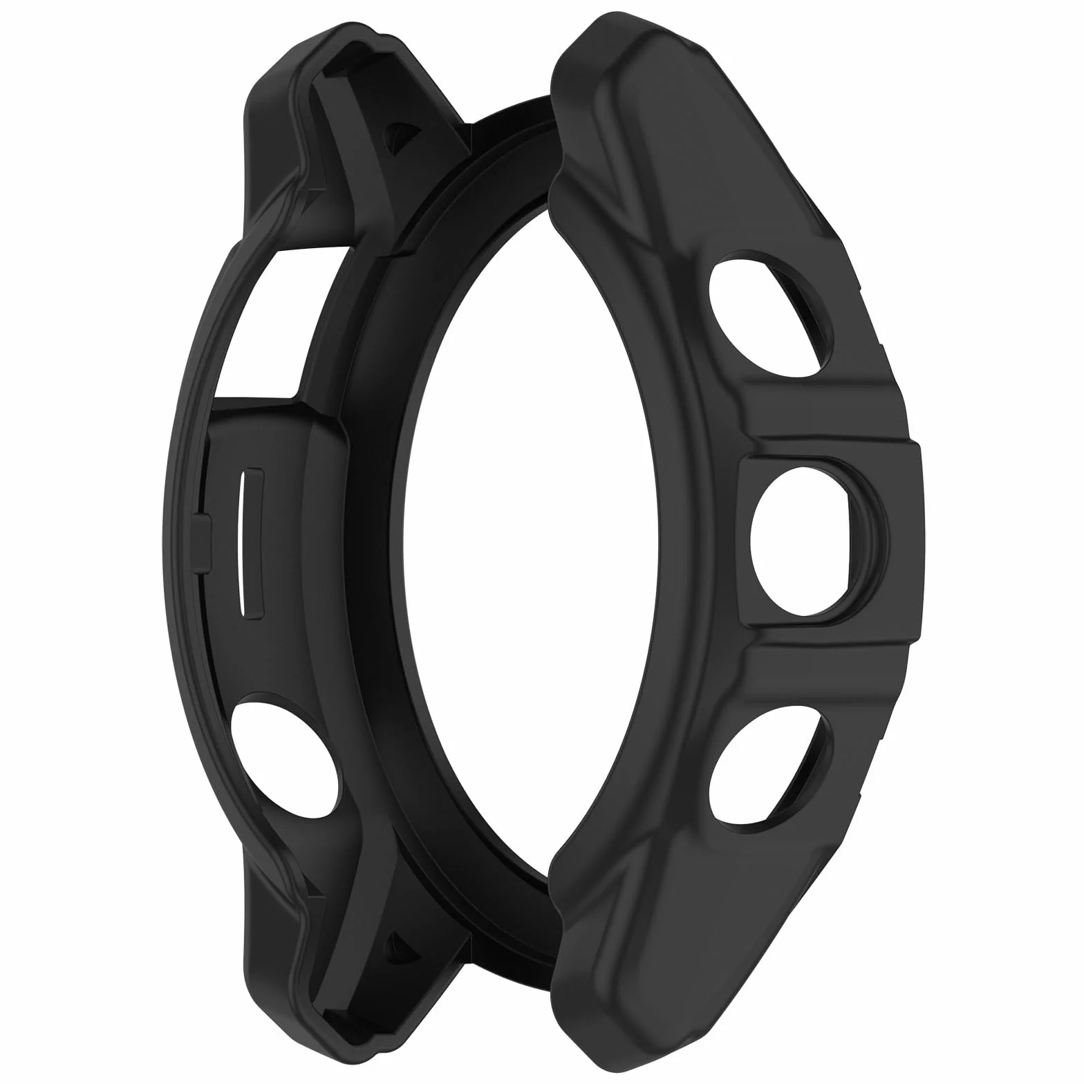 Etui kompatybilne z Garmin Epix Pro Gen 2 47 mm/Fenix 7 Pro/Fenix 7, etui ochronne z TPU, osłona ramy zegarka, akcesoria (czarne)