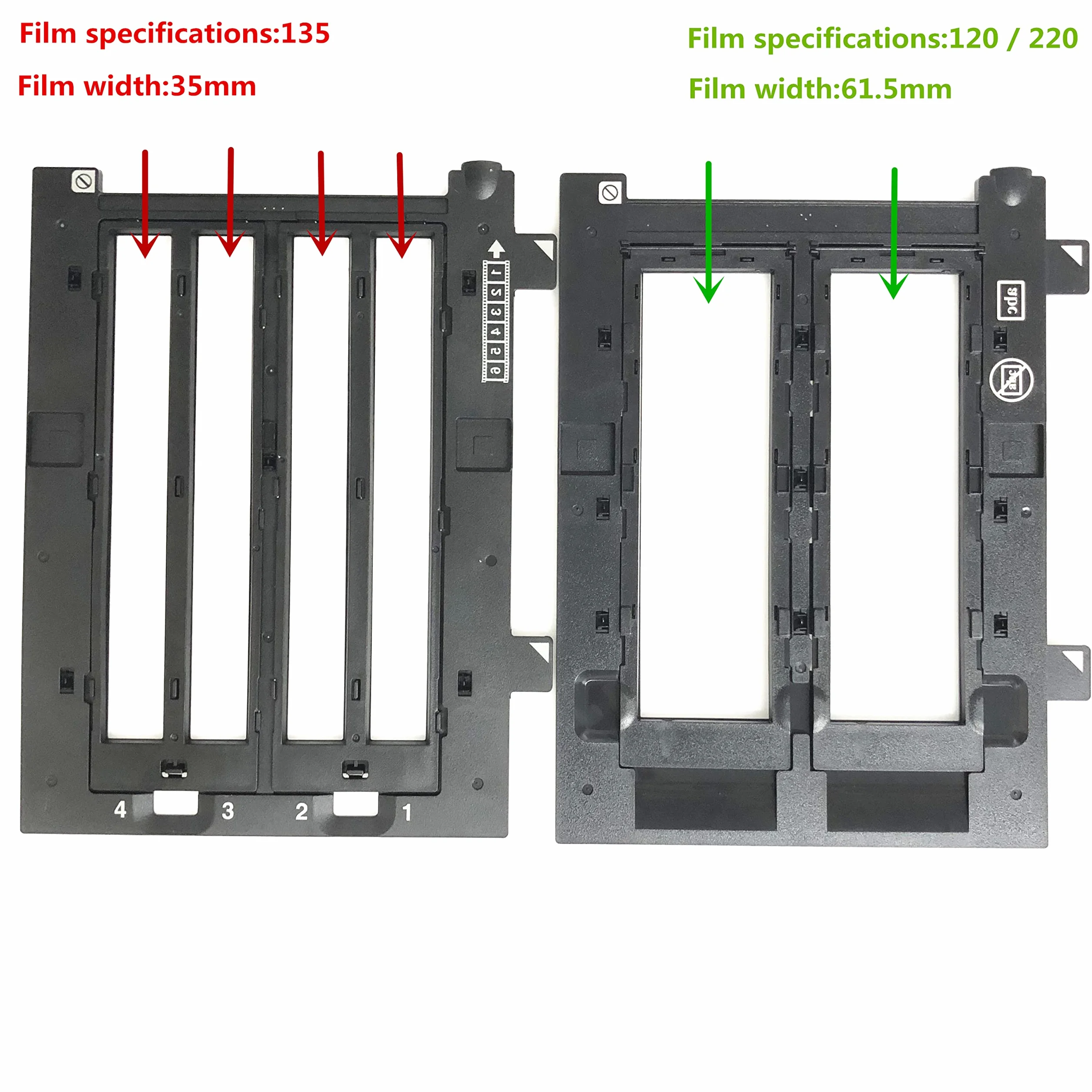 Skaner 120/220 i 135 średni format taśmy foliowej uchwyt negatywny pozytywny uchwyt na zdjęcie kompatybilny z Epson Perfection V700 V750 V800 V850 GT-X900 GT-X970 GT-X980