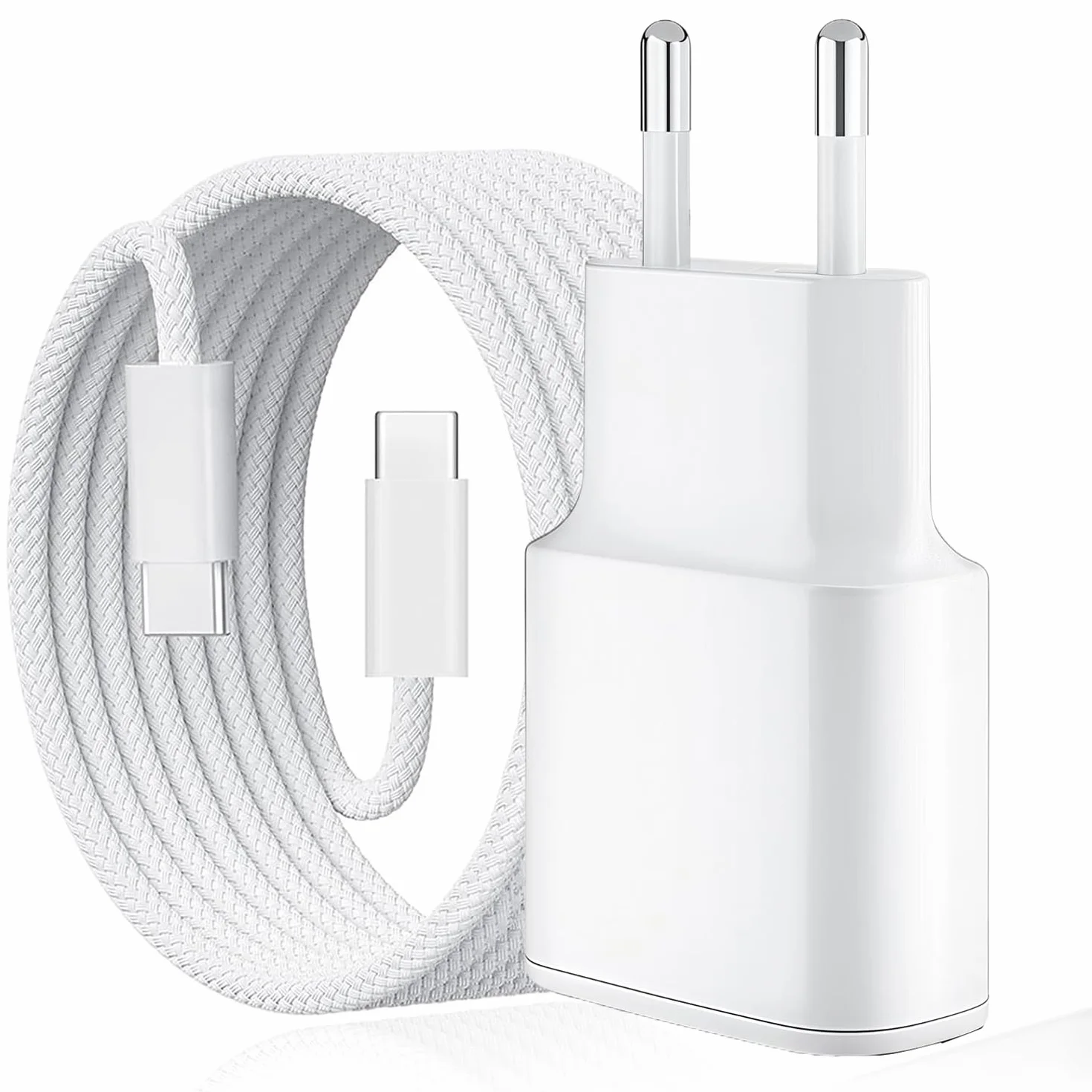 Kabel USB C na USB C 3 m do AirPods 4, AirPods Pro 2, AirPod Max 2, iPhone 16/15, iPad 10, iPad Pro, Air 5/4, Mini 6