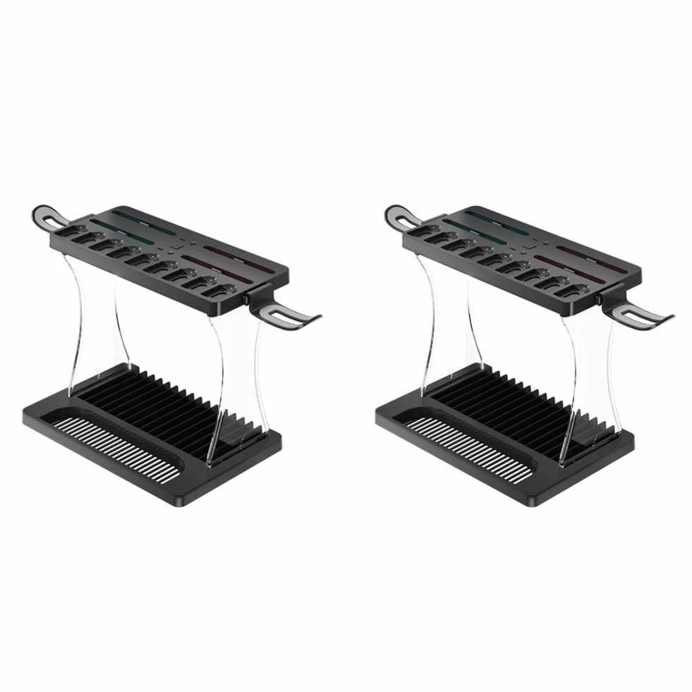 Stojak do przechowywania gier Switch2 ze stacją ładującą RGB Organizer dysków i kontrolerów