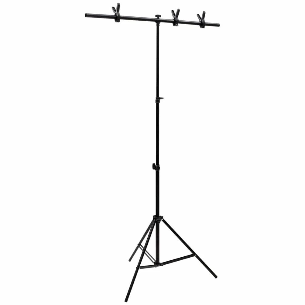Zestaw do studia fotograficznego z lampą fotograficzną LED, lampa studyjna, tło i reflektor, 2 x 13 W lampy dzienne 5500 K, statyw aluminiowy o regulowanej wysokości