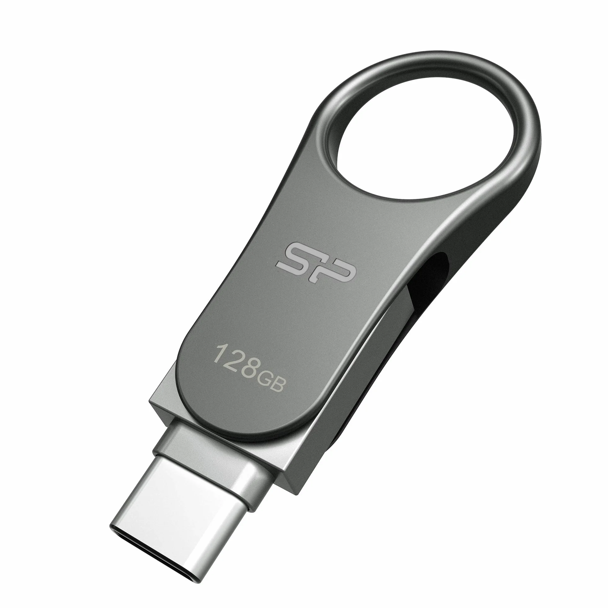Silicon Power 128 GB typu C i typ A Dual USB 3.0/3.2 Gen 1 Dual Flash Drive, Mobile C80