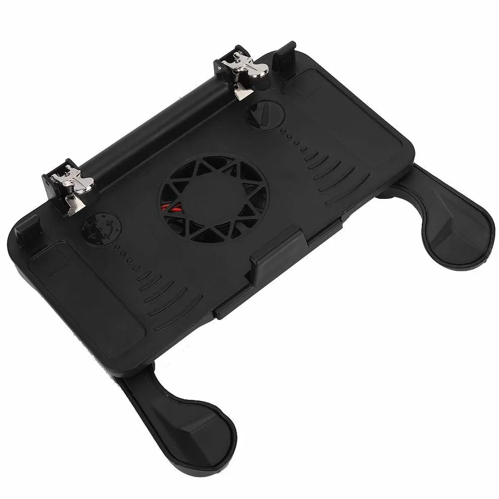 Kontroler do gier mobilnych, uchwyt na telefon komórkowy 4,7-6,0 cala Celuj i strzelaj Joystick spustowy z wentylatorem chłodzącym na telefon z systemem Android/iOS Double the comfort