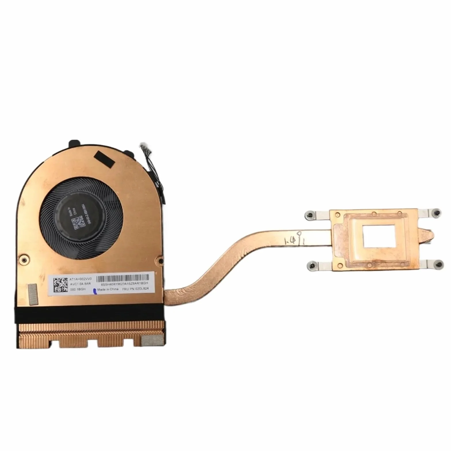 Wentylator chłodzący procesora do laptopów E490, E590, R490, R590, E490S (numery części: 02DL824, 02DL825, 02DL828)