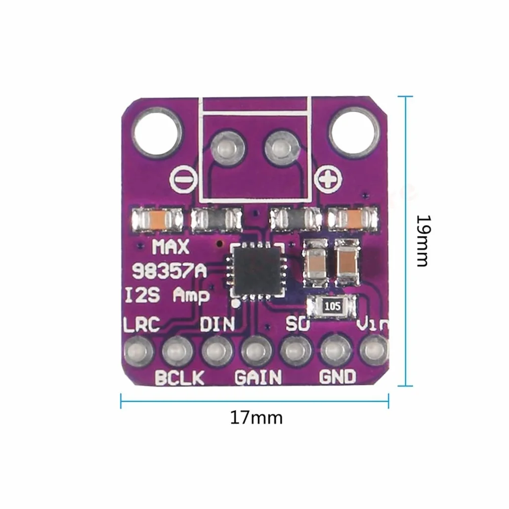 MAX98357 Klasa D Audio Amplifier Board I2S 3W DAC Decoder Breakout Module Bezfiltrowy