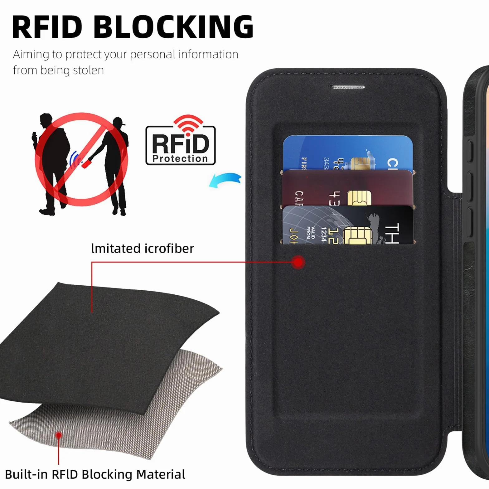 Etui z portfelem do iPhone 17 Pro Max / Air / 17 Pro / 17, zdejmowane, blokowane RFID, gniazdo na karty, magnetyczne etui na telefon komórkowy, z klapką, styl biznesowy, mosiądz, 17 Pro