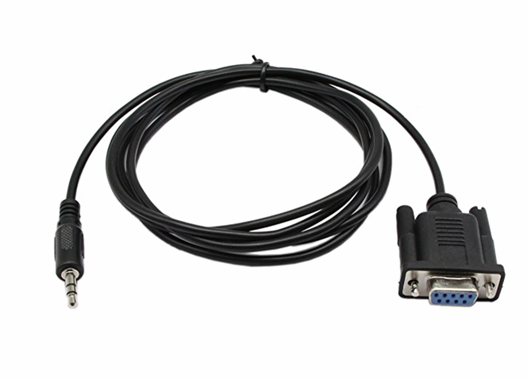 CERRXIAN DB9 9-pinowy kabel żeński, DB 9 żeński do TRS 3,5 mm (1/8 cala) TRS stereo męski szeregowy kabel danych - 6 stóp