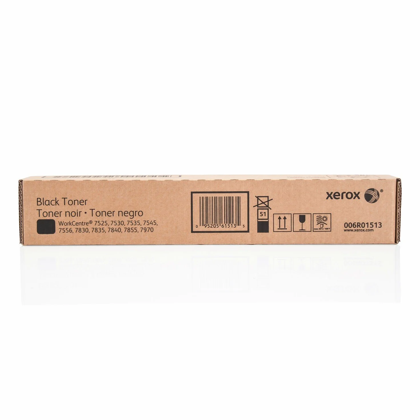 Oryginalny toner pasujący do Xerox WC 7845 Xerox 7525 006R01513 6R01513 - kartusz do drukarki premium - czarny - 26000 stron