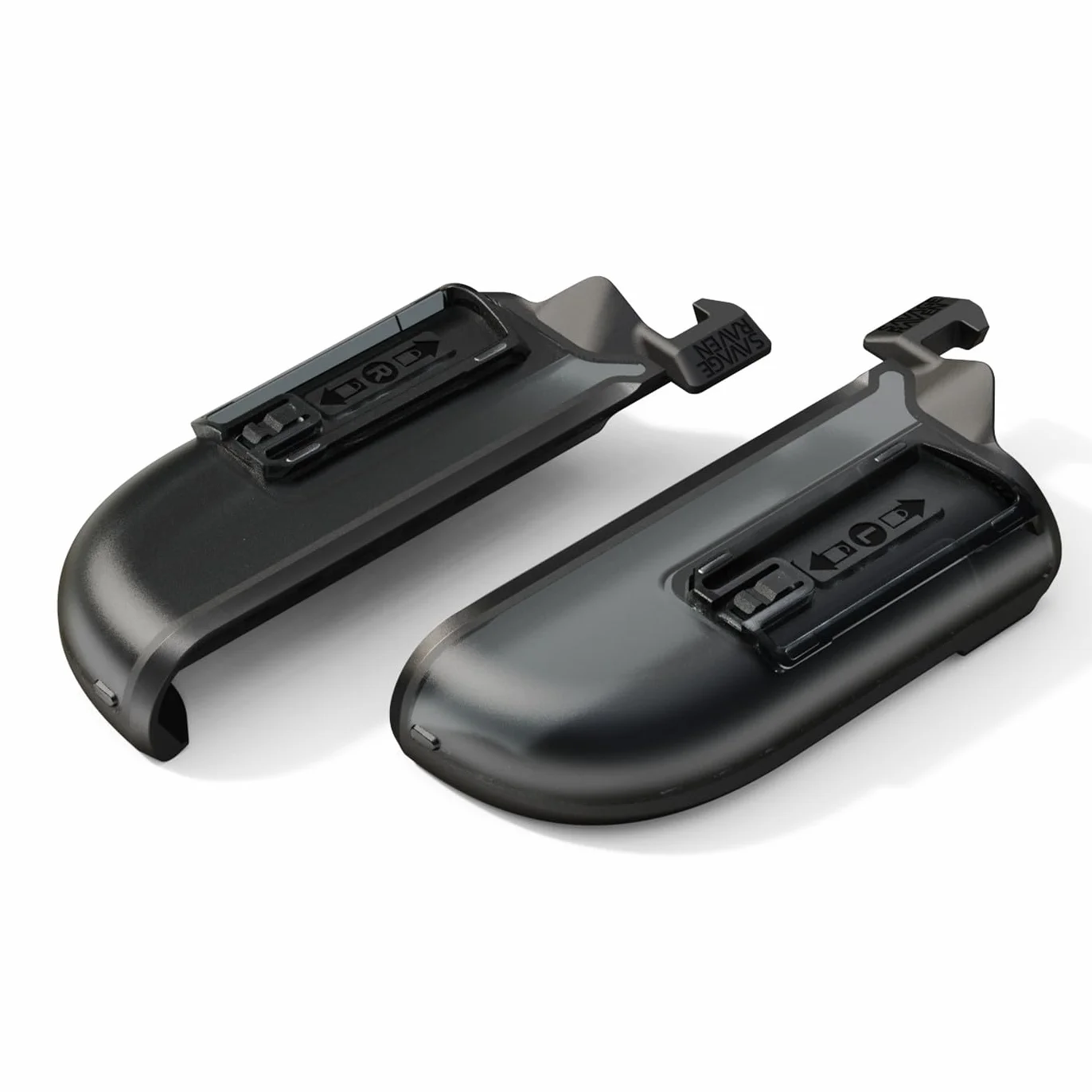 Savage Raven by Skull & Co. Ochronna obudowa do Nintendo Switch 2 Joy-Con - do użytku z wymiennymi uchwytami mocującymi (Snap/Trigger/Plus Grip), 1 para, czarna