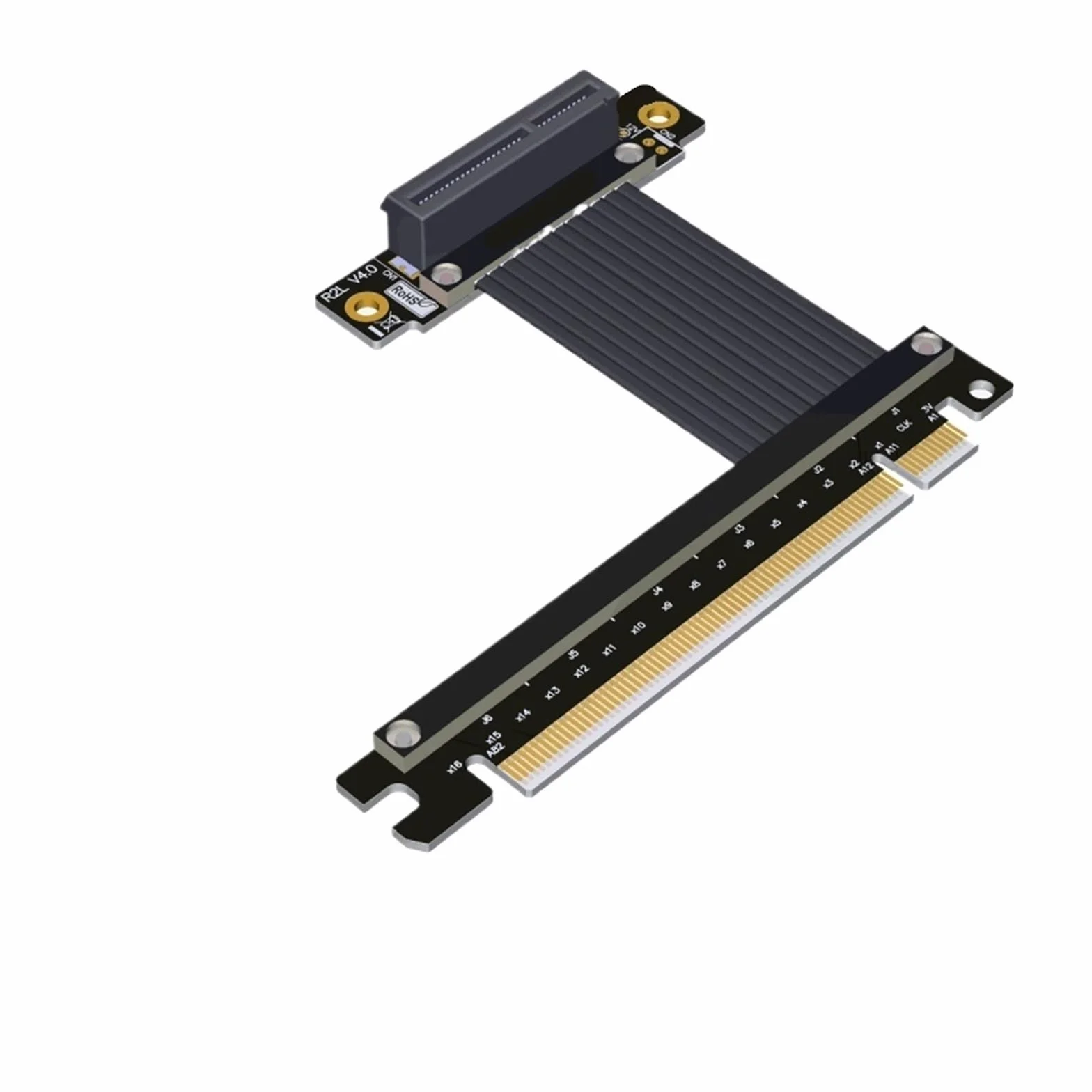 PCI Express X16 do X4 przedłużacz Riser Board, adapter przedłużający złącze karty krawędziowej Gen4 (80 cm, R32UF 4.0)