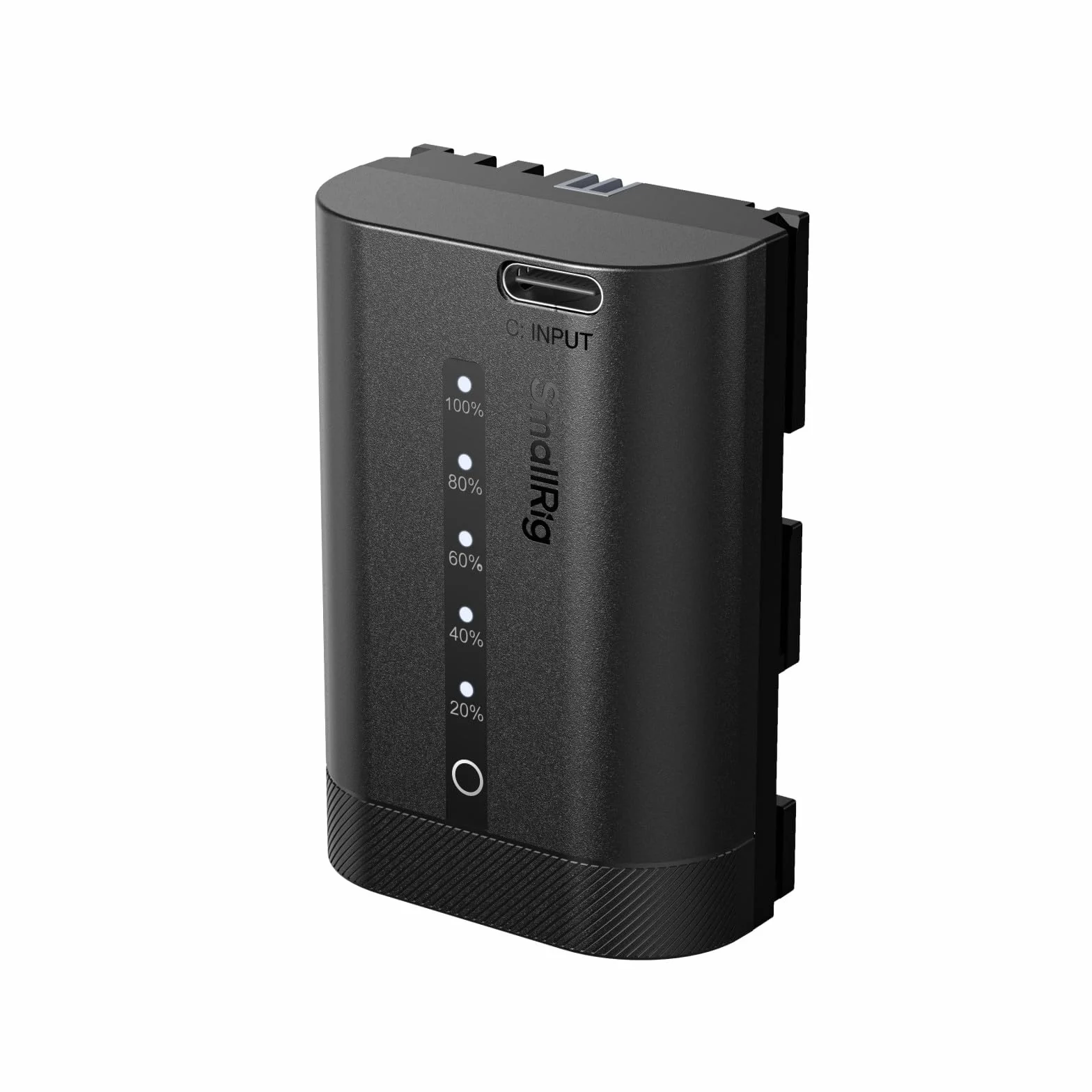 SMALLRIG LP-E6P bateria do aparatu Canon, bateria USB-C 2520 mAh ze wskaźnikiem LED, szybkie ładowanie 2,5 h, w pełni dekodowana dla Canon EOS R6V, R6 Mark III/II, R5 Mark II/III, C50, 5D Mark II/III