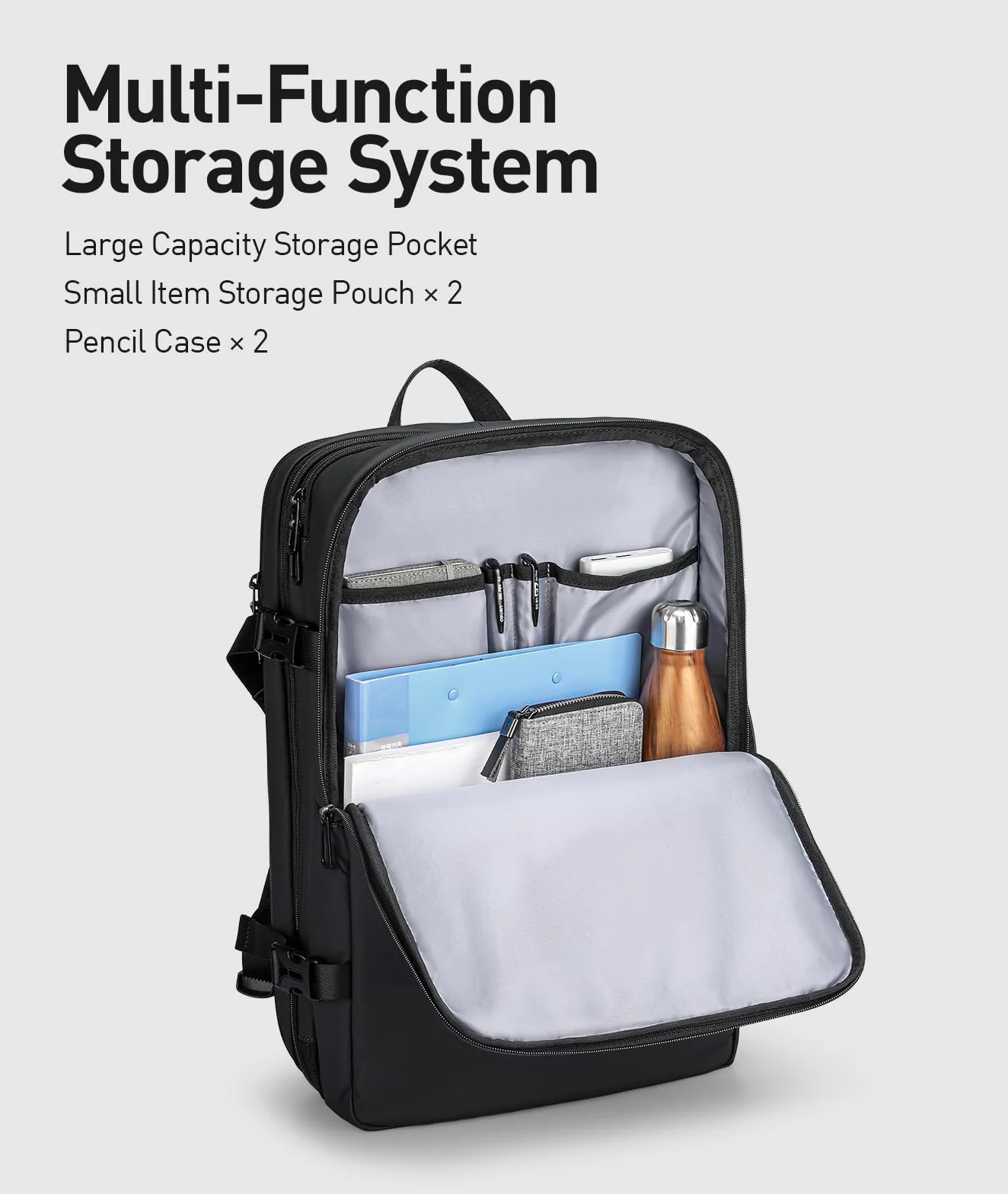 Mark Ryden Plecak podróżny 23 l/40 l, lekka torba weekendowa jako bagaż podręczny, z portem ładowania USB, pasuje do laptopa 17,3