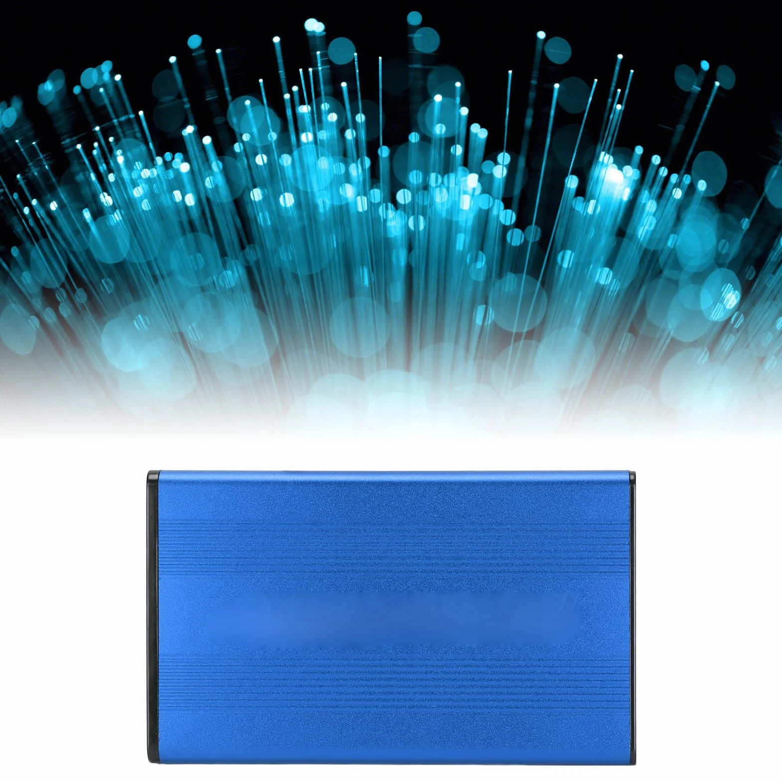 2,5-calowa obudowa HDD, USB 3.0 do SATA, pojemność 2TB, szybkość transmisji 5 Gb/s, przenośna antystatyczna obudowa dysku twardego obsługuje dyski twarde i dyski SSD serii SATa(Blue)
