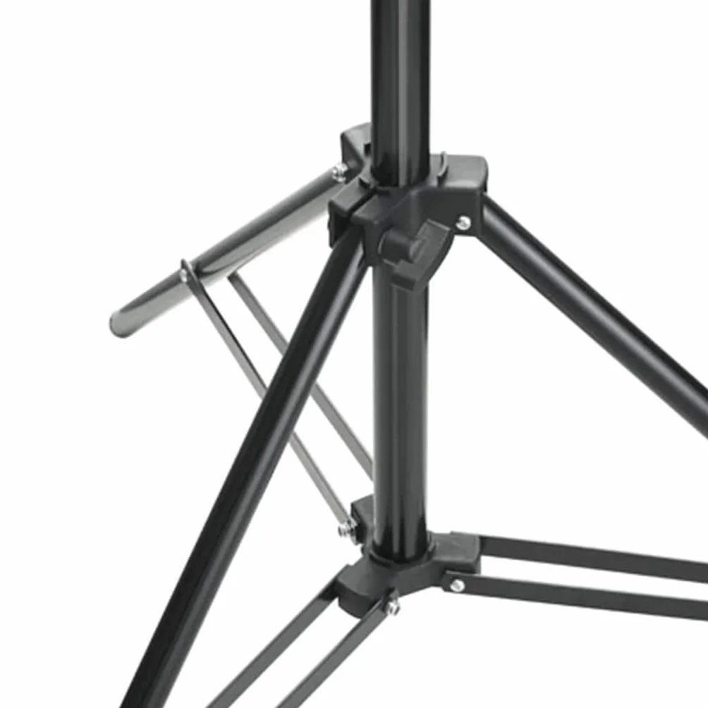 Zestaw do studia fotograficznego z lampkami LED ze światłem dziennym, aluminiowymi statywami, ściemnianym oświetleniem, 2 białe abażury, 300 x 300 cm zielone tło, torby do fotografowania